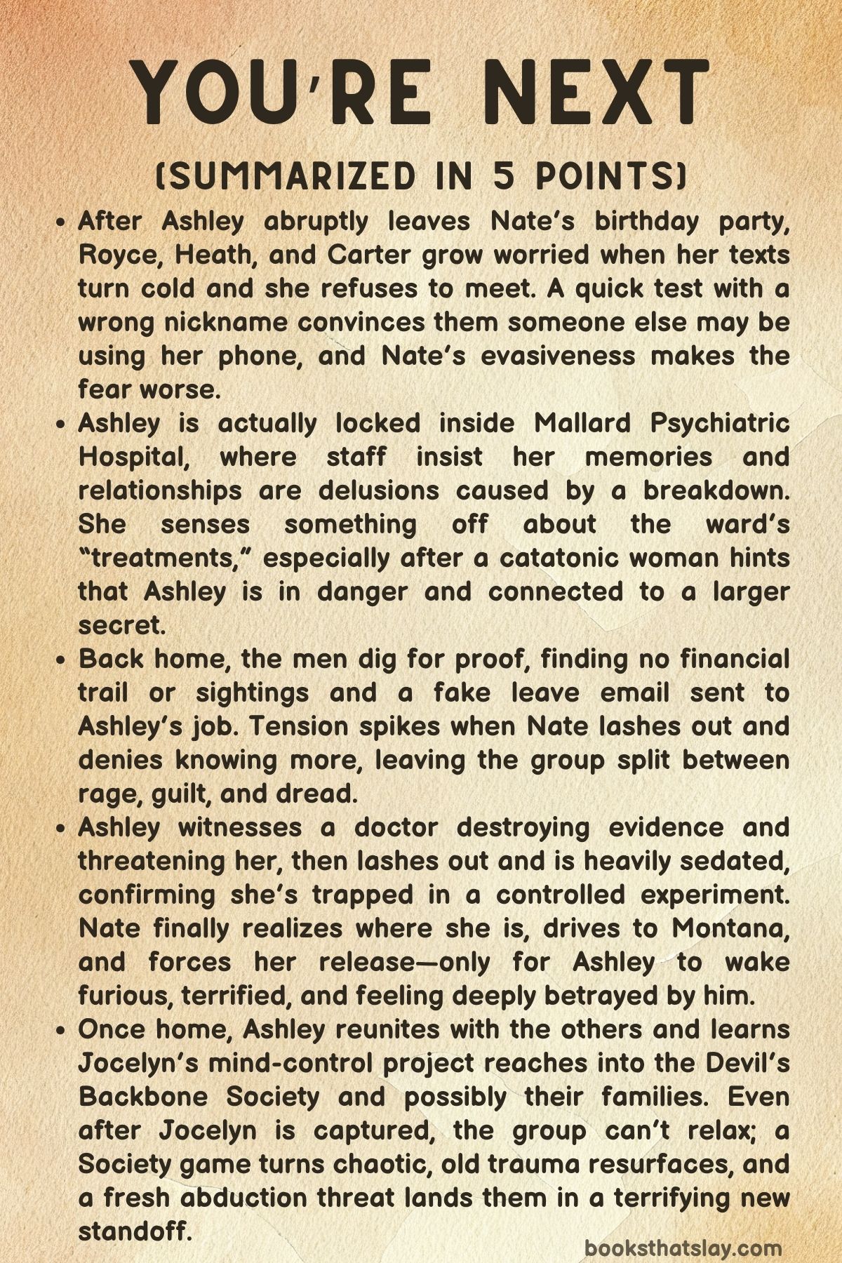 You’re Next by Tata James Summary, Characters and Themes