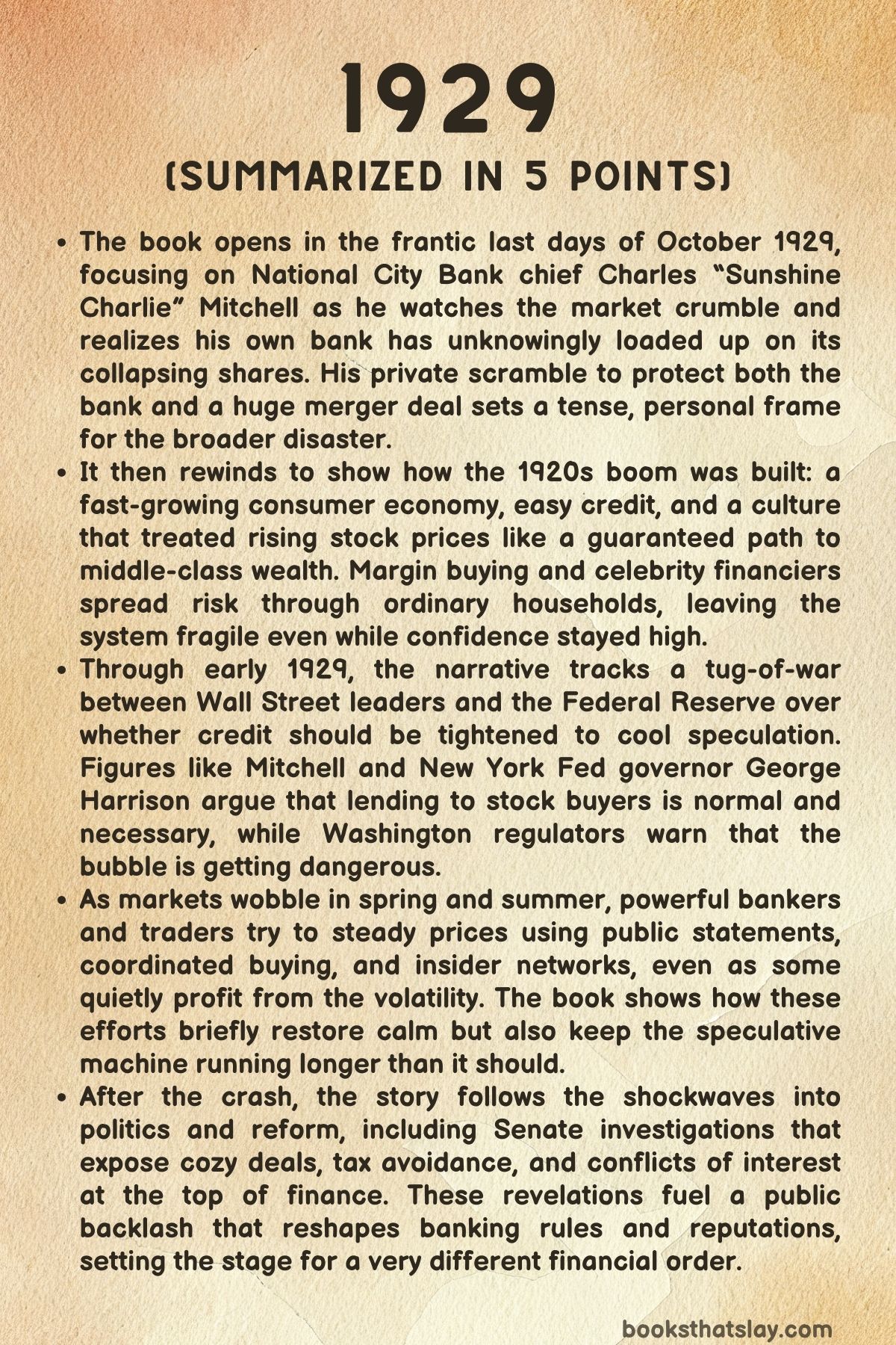 1929 by Andrew Ross Sorkin Summary