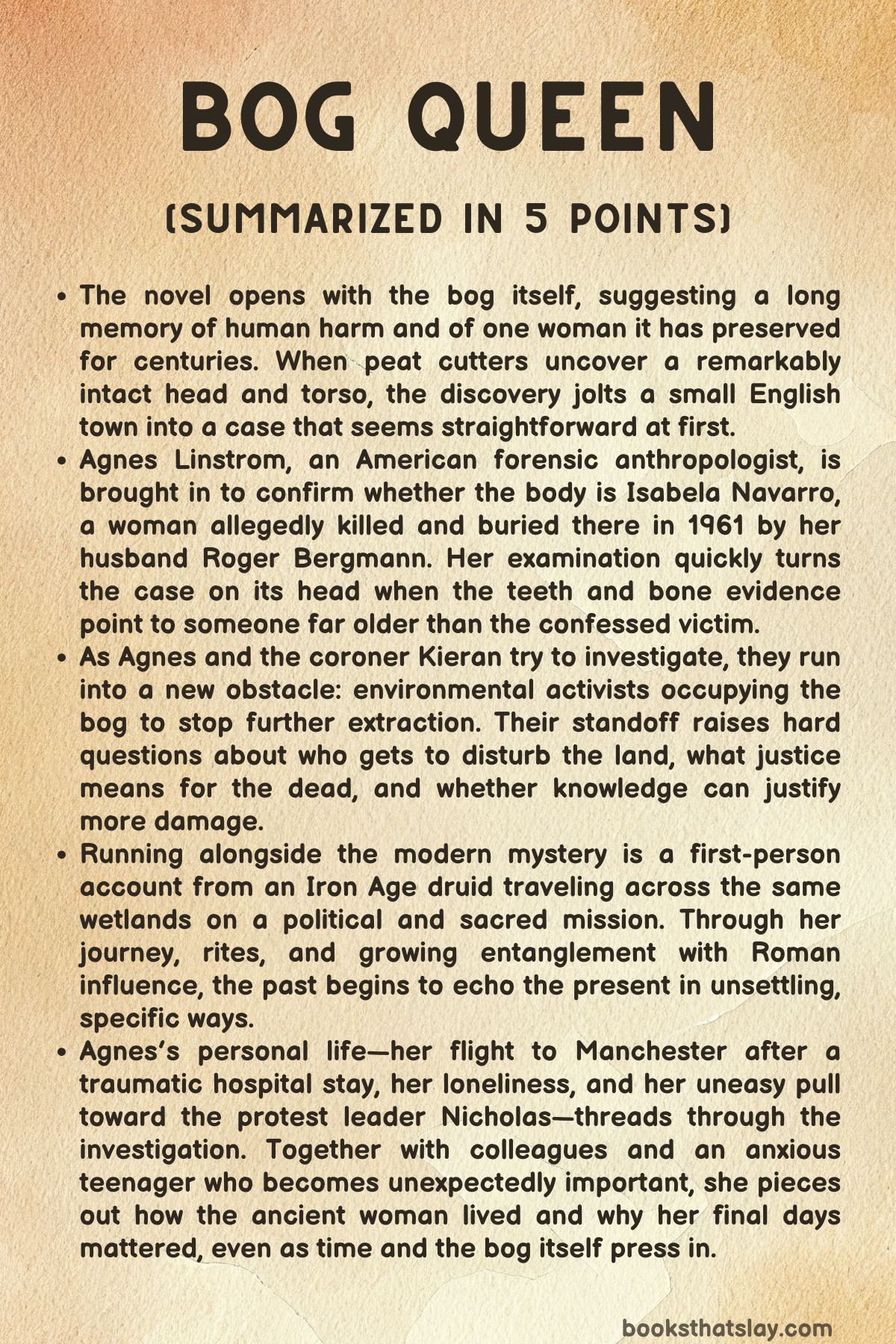 Bog Queen Summary, Characters and Themes