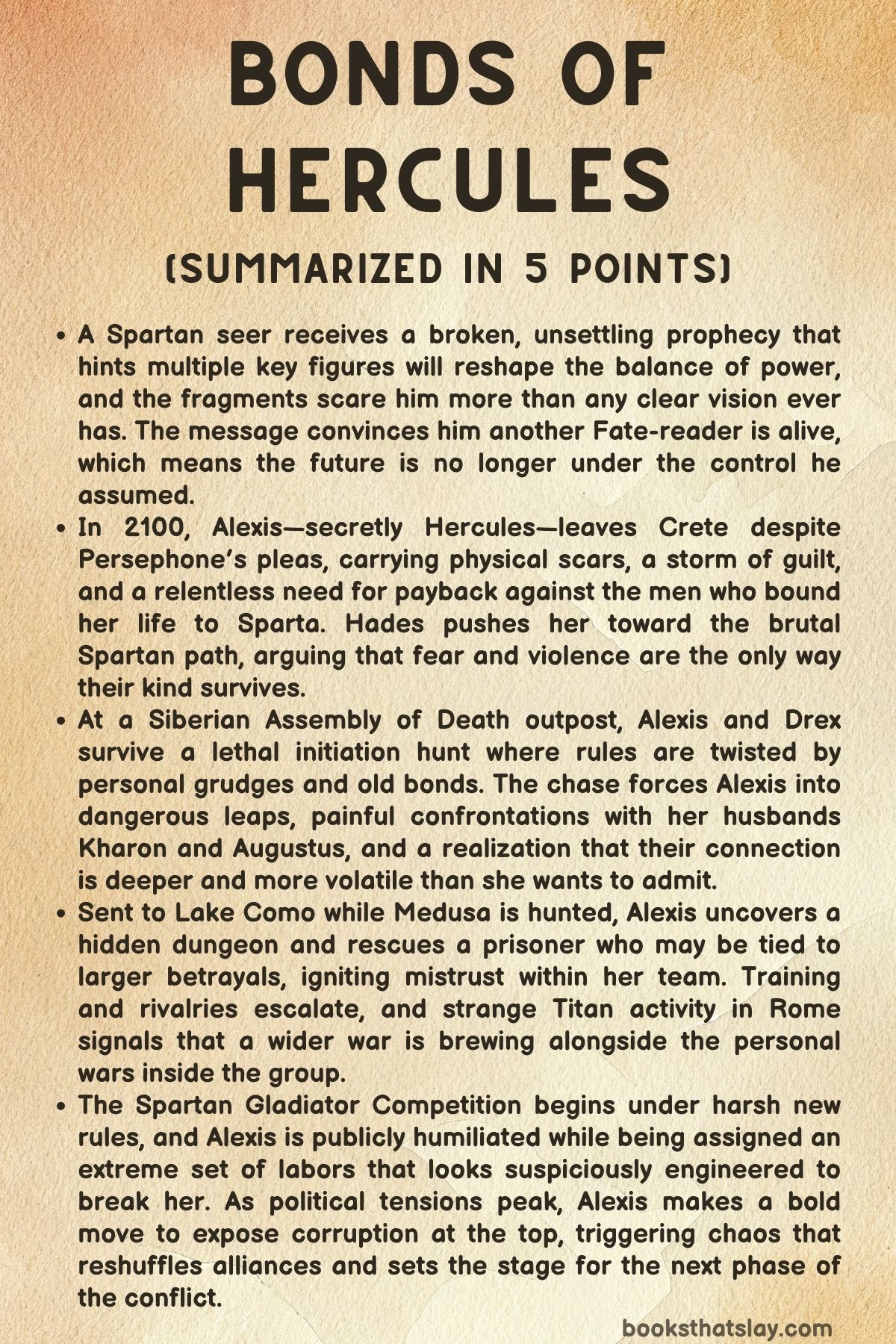 Bonds of Hercules Summary