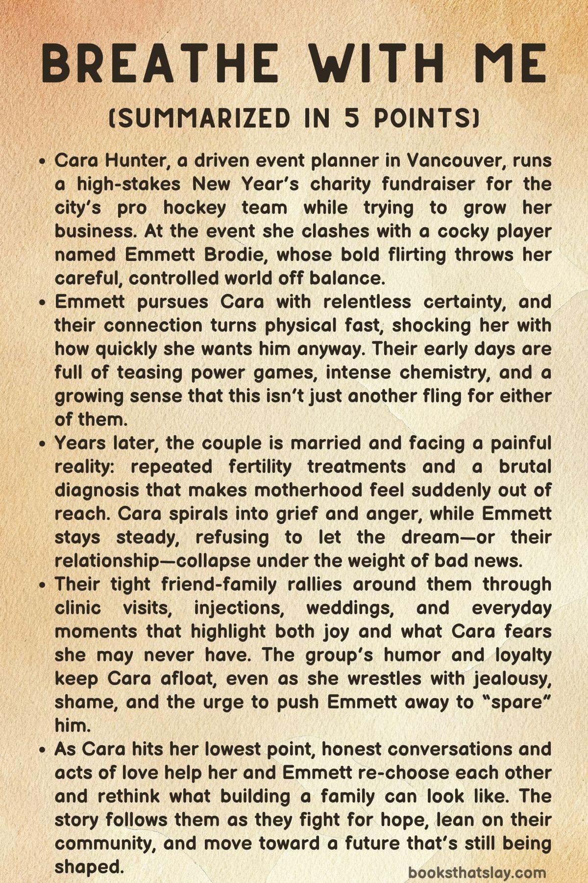 Breathe with Me Summary, Characters and Themes