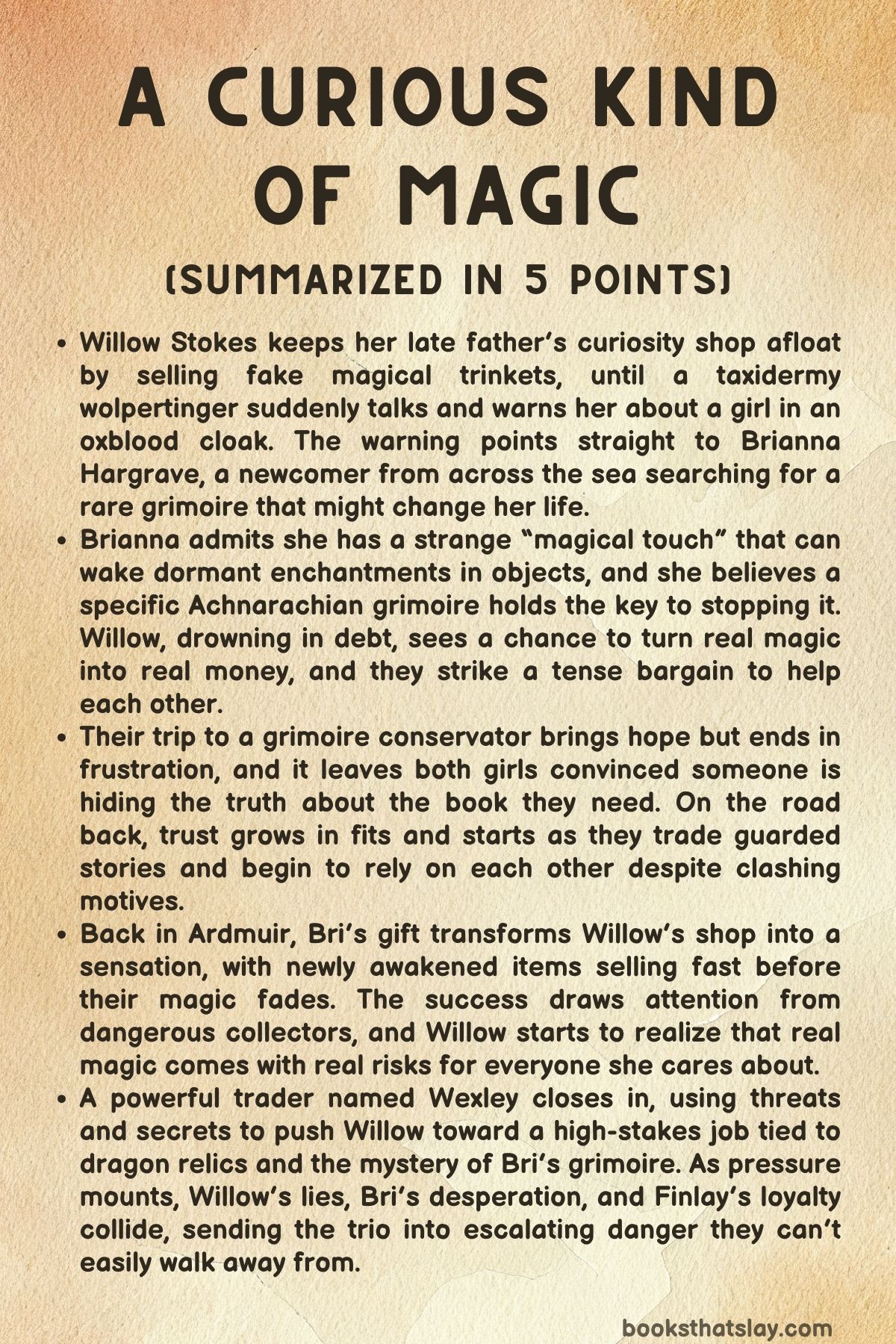 A Curious Kind of Magic Summary