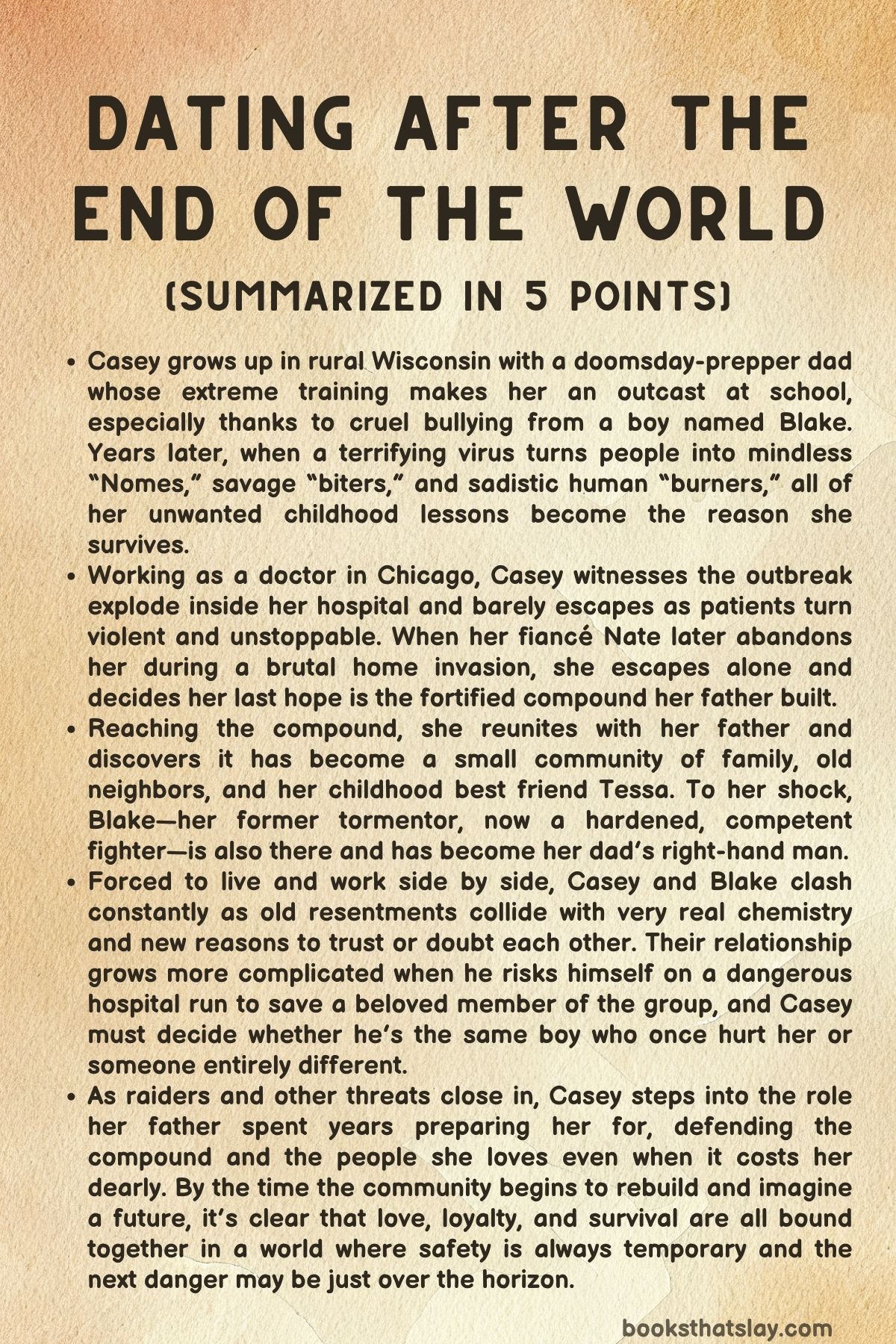 Dating After The End Of The World Summary, Characters and Themes