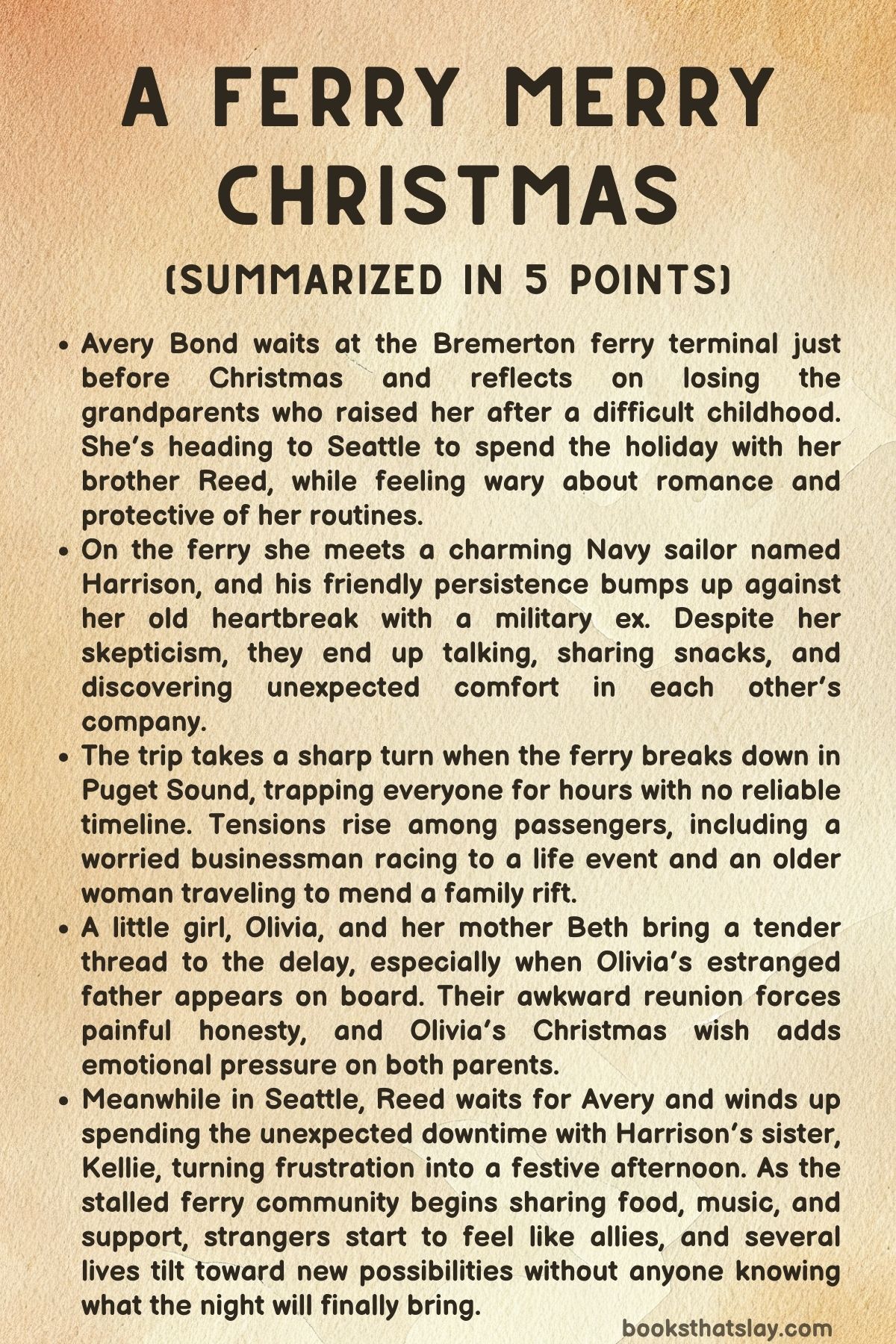 A Ferry Merry Christmas Summary