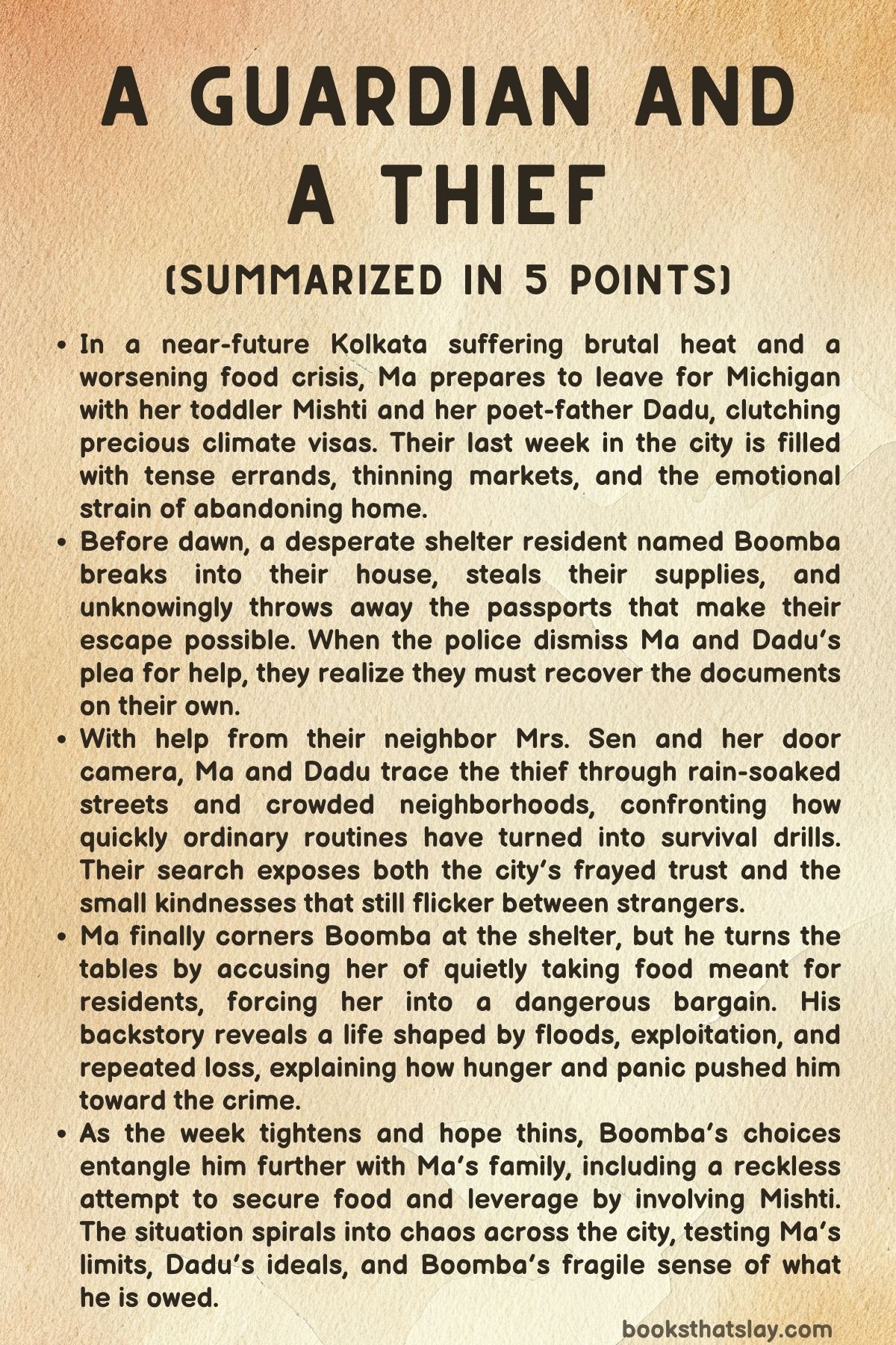 A Guardian and A Thief Summary