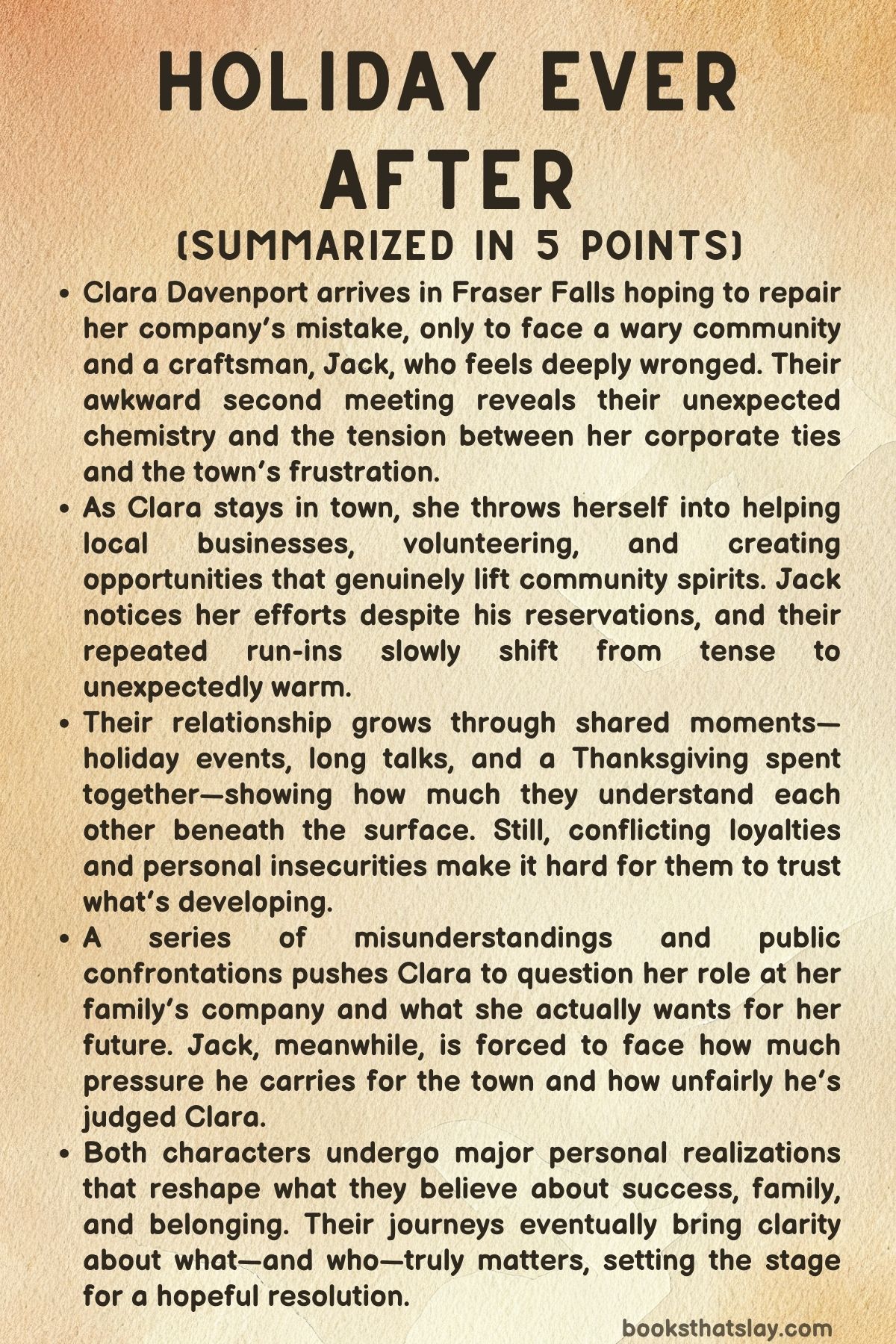 Holiday Ever After Summary, Characters and Themes