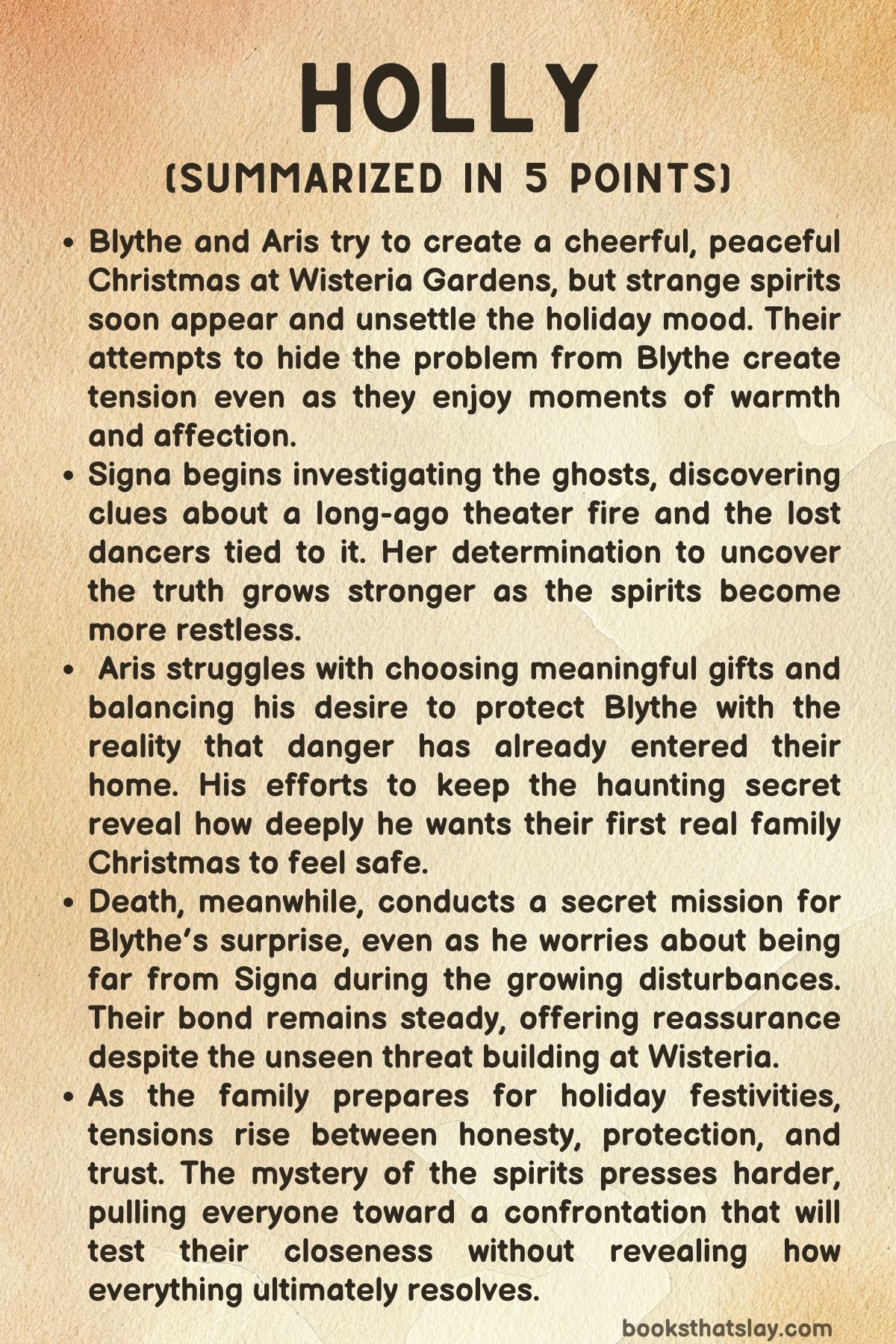 Holly by Adalyn Grace Summary, Characters and Themes