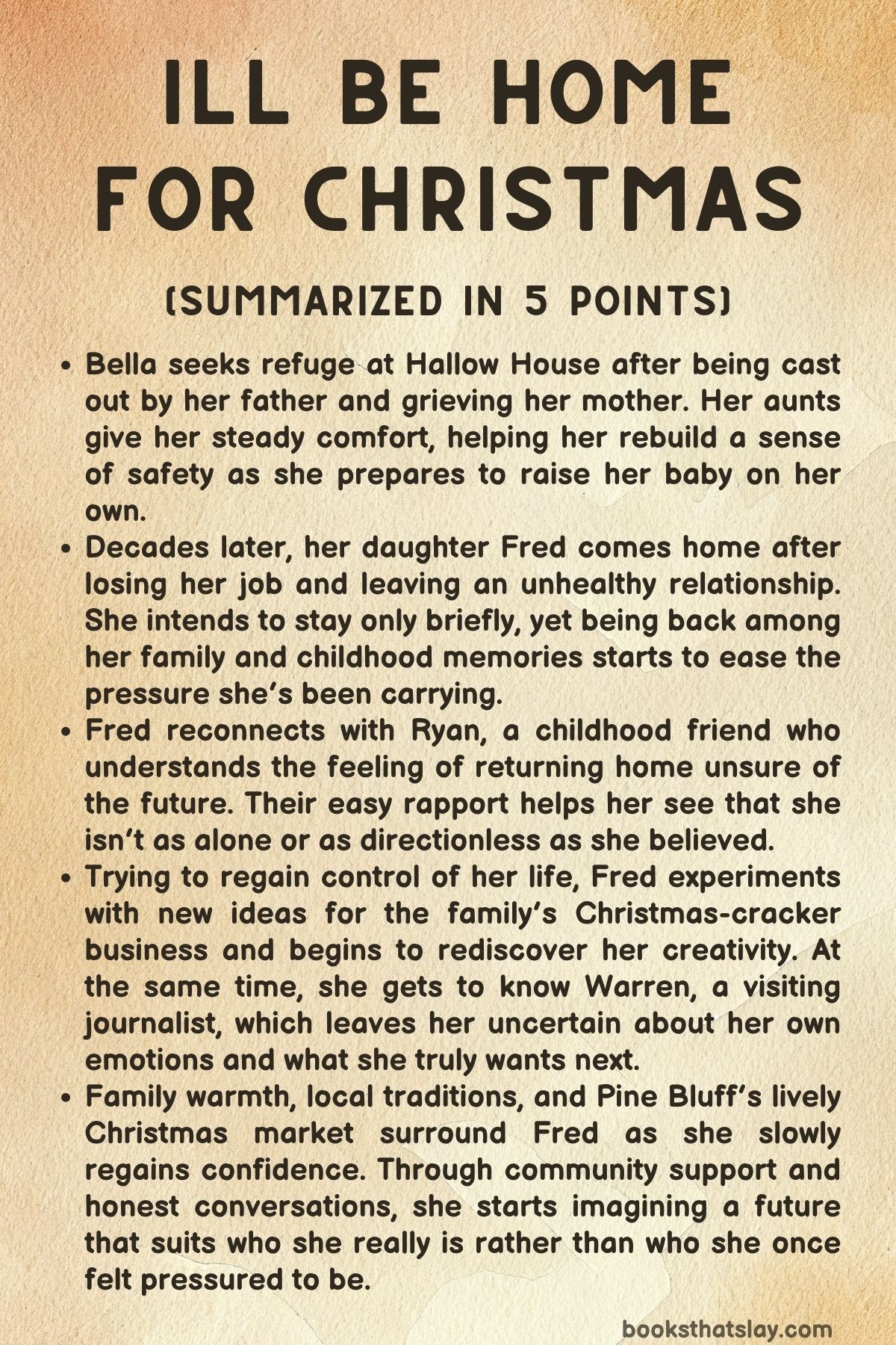 I’ll Be Home for Christmas Summary, Characters and Themes