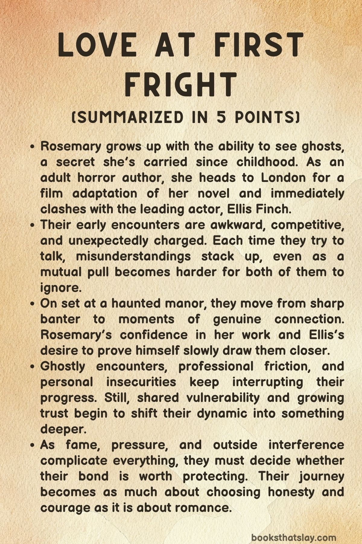 Love At First Fright Summary, Characters and Themes