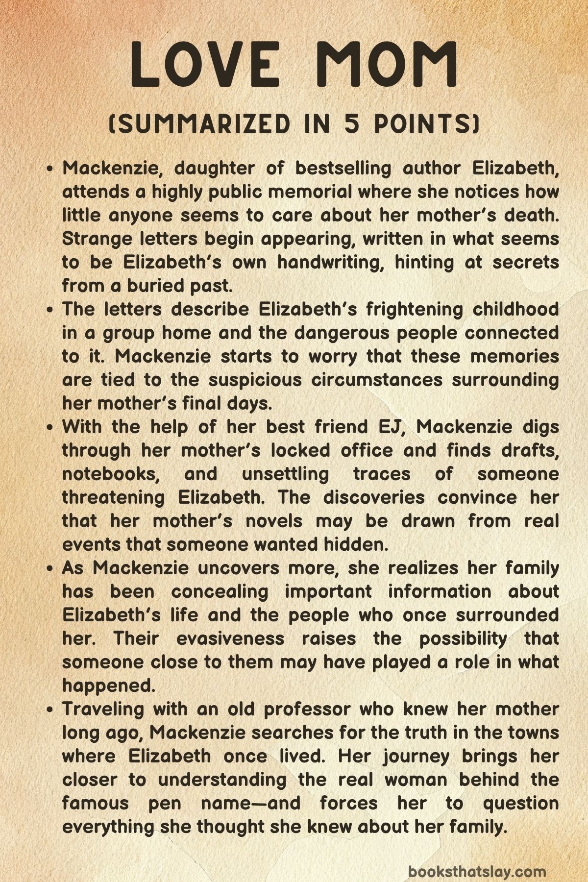 Love Mom by Iliana Xander Summary, Characters and Themes