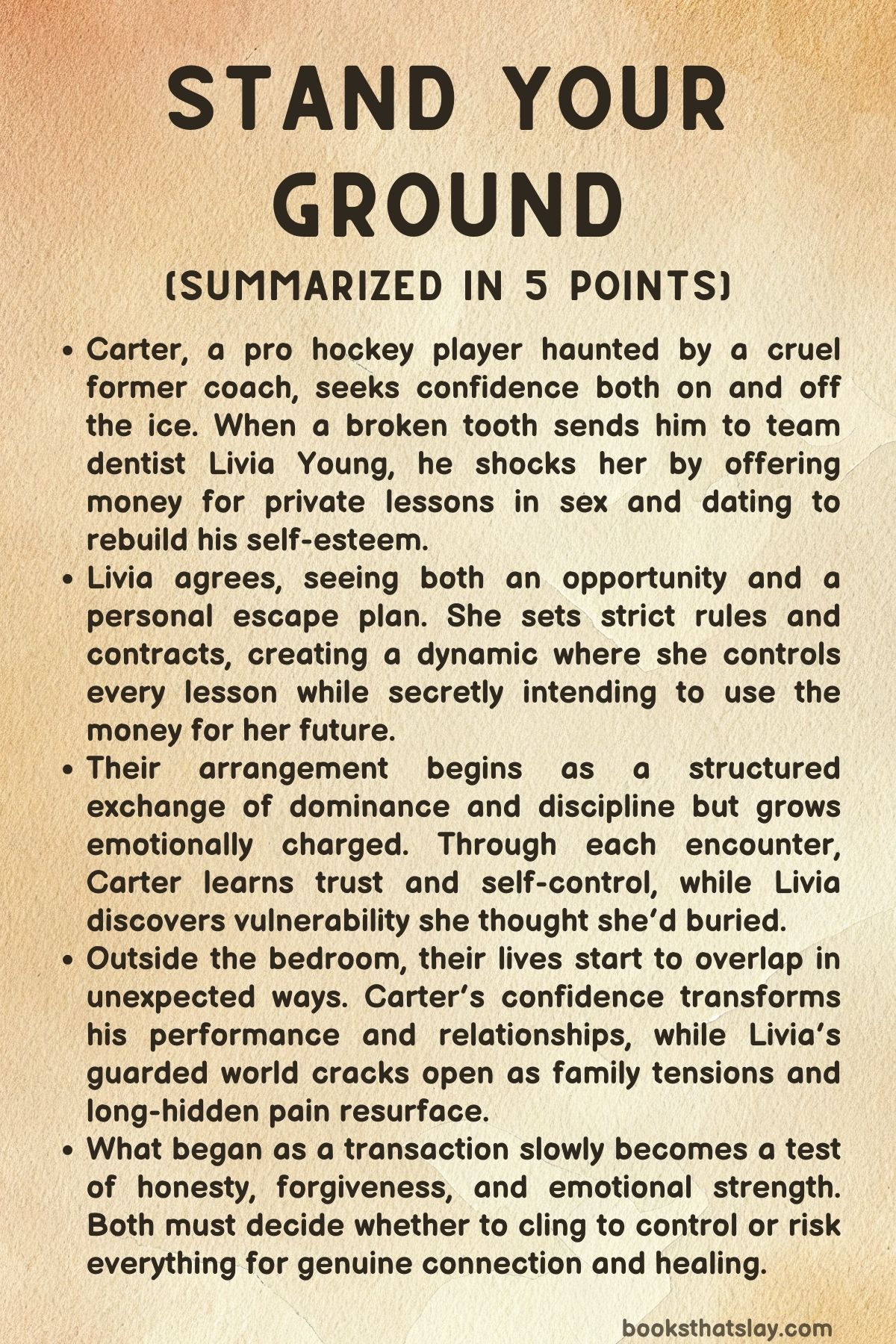 Stand Your Ground Summary, Characters and Themes