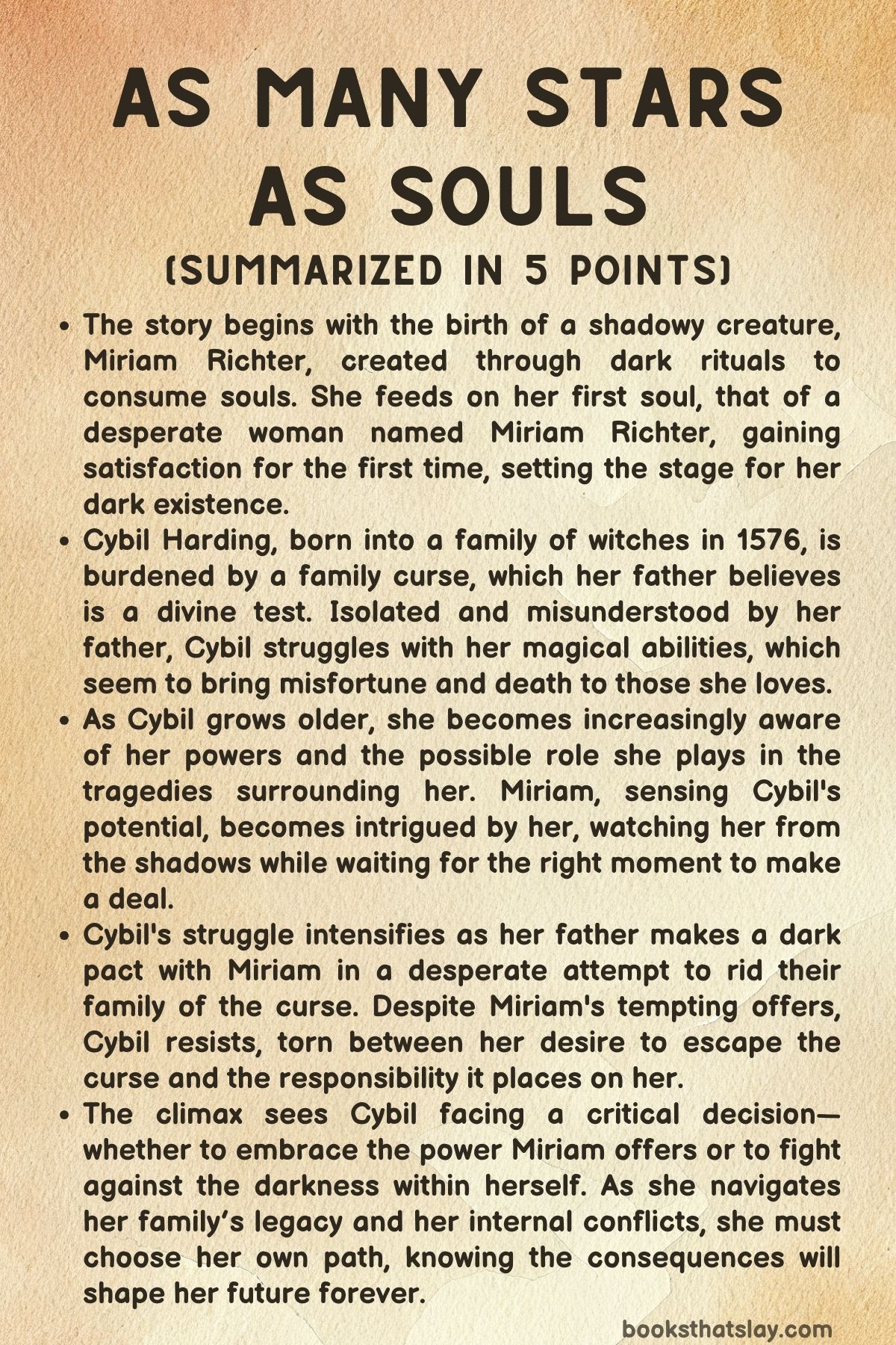 As Many Stars as Souls Summary, Characters and Themes