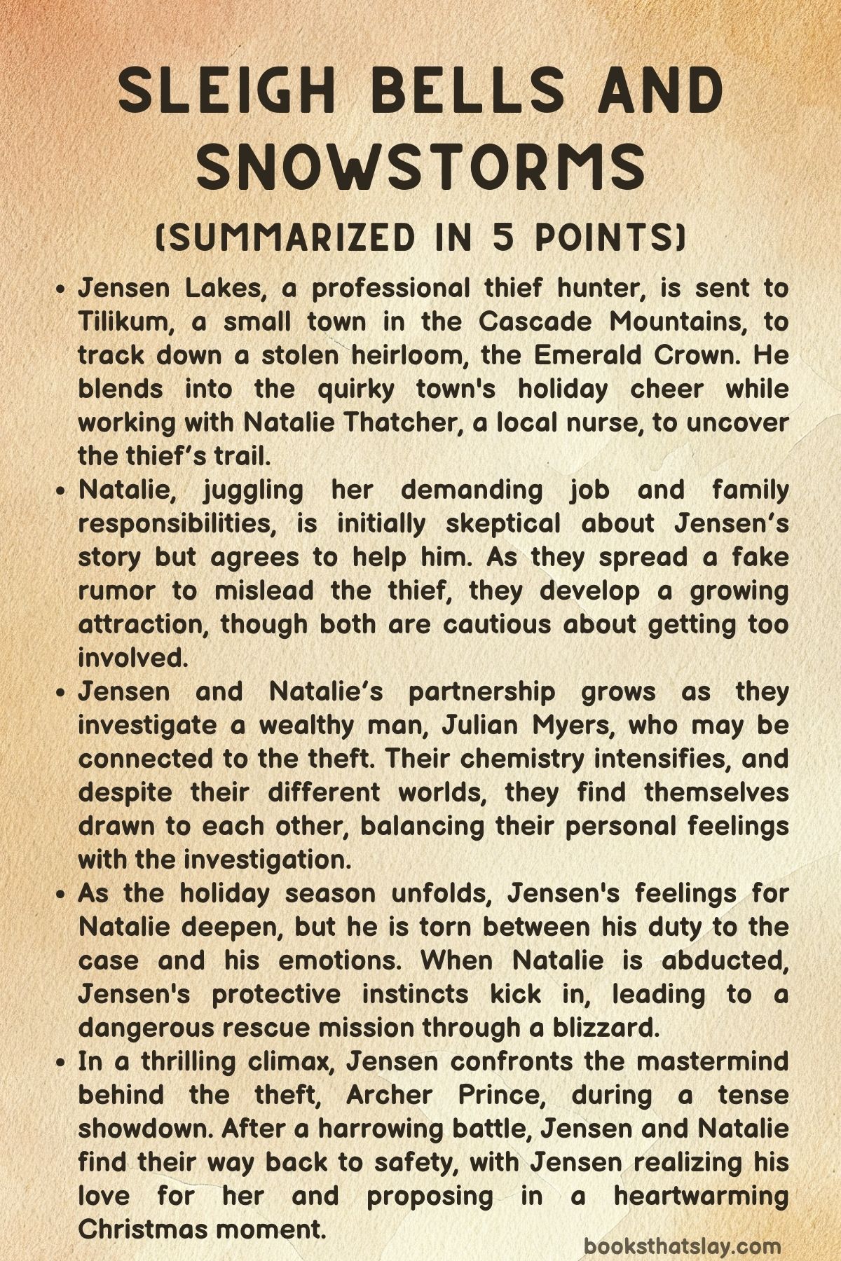 Sleigh Bells and Snowstorms Summary, Characters and Themes