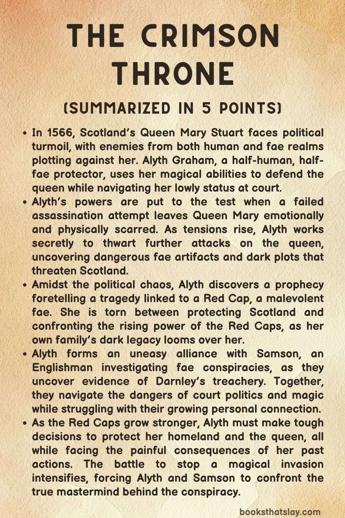 The Crimson Throne Summary, Characters and Themes