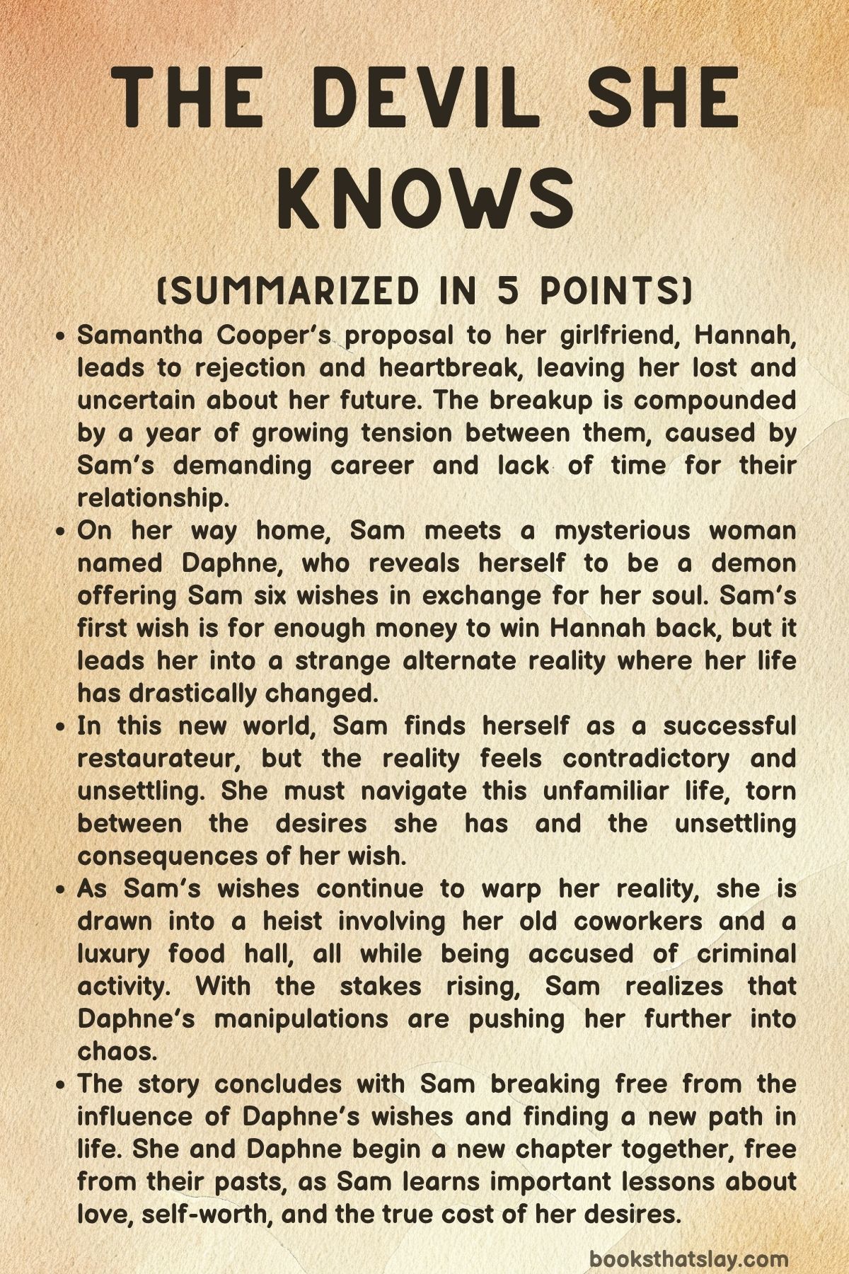 The Devil She Knows Summary, Characters and Themes