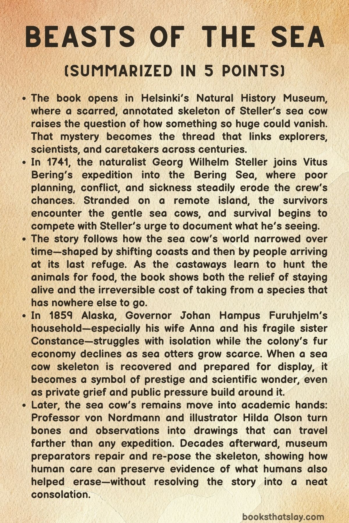 Beasts of the Sea Summary, Characters and Themes