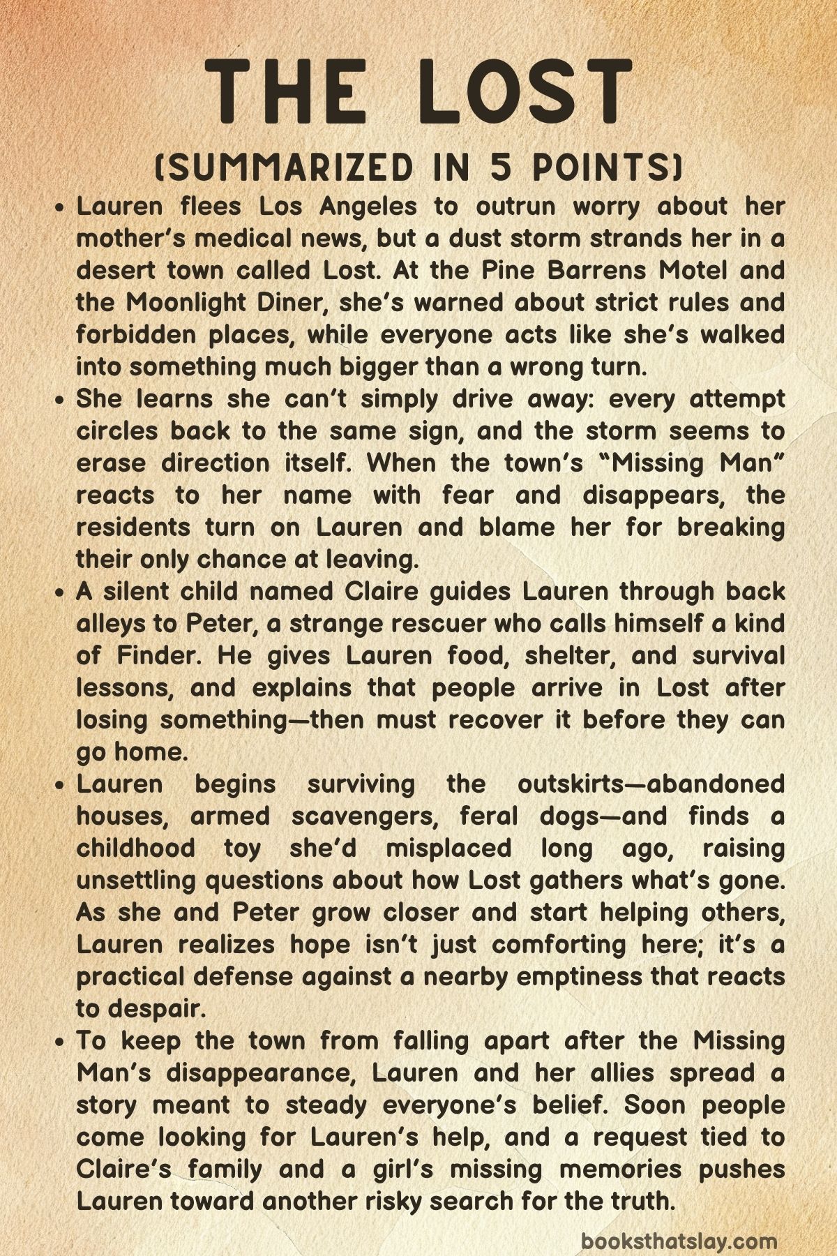 The Lost by Sarah Beth Durst Summary, Characters and Themes