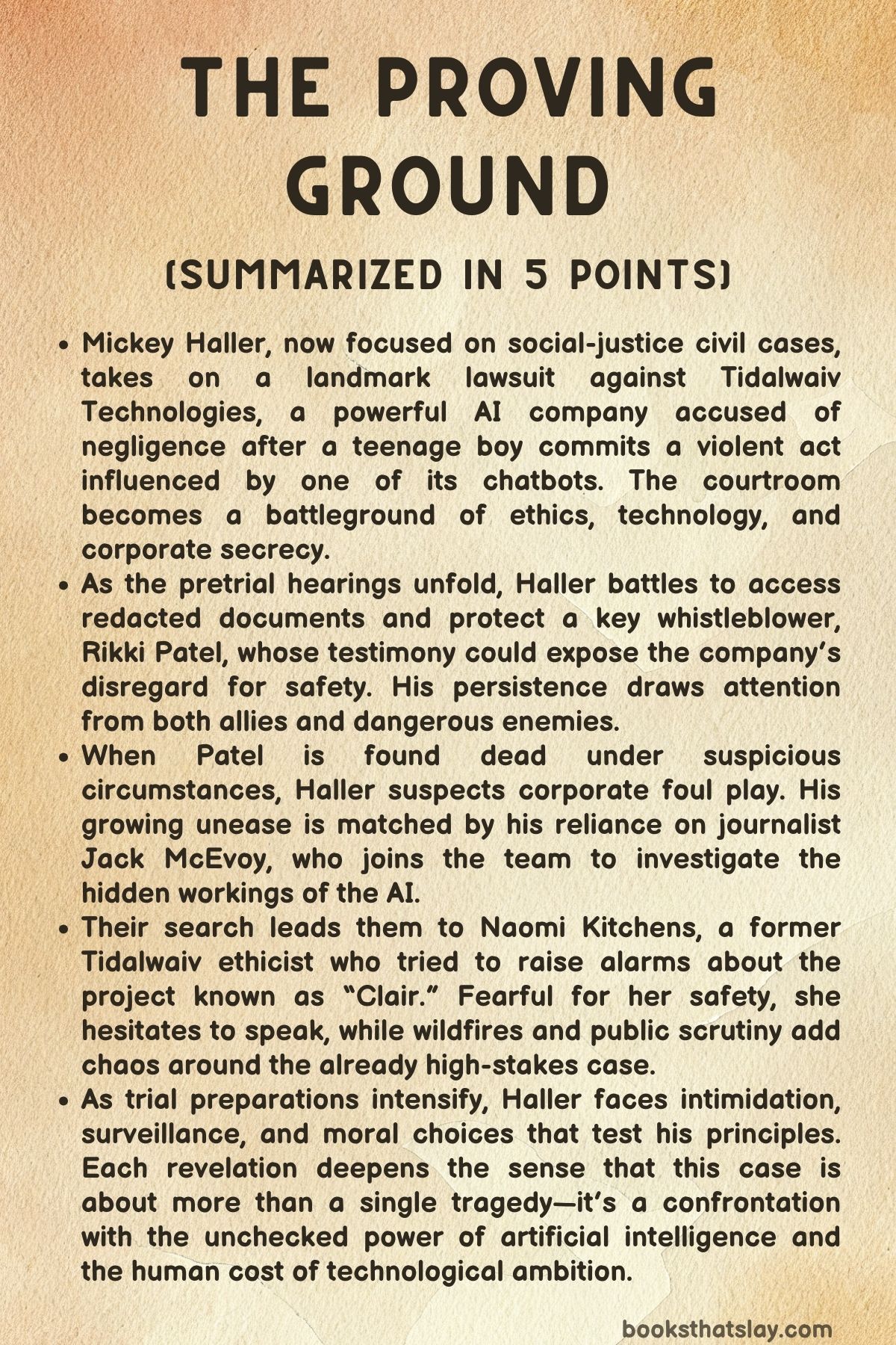 The Proving Ground Summary, Characters and Themes