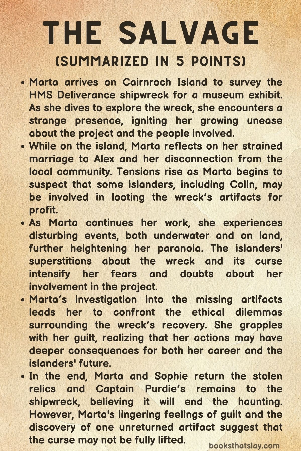 The Salvage by Anbara Salam Summary, Characters and Themes