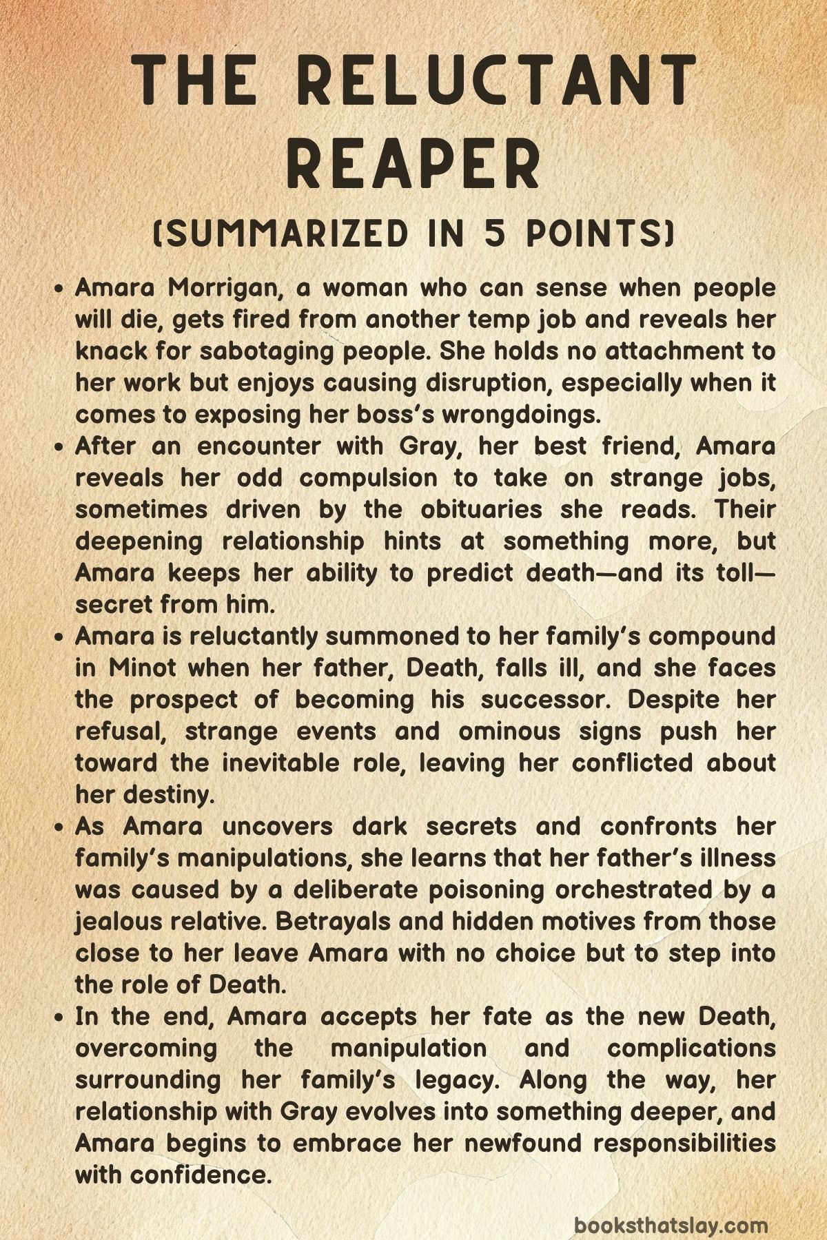 The Reluctant Reaper Summary, Characters and Themes