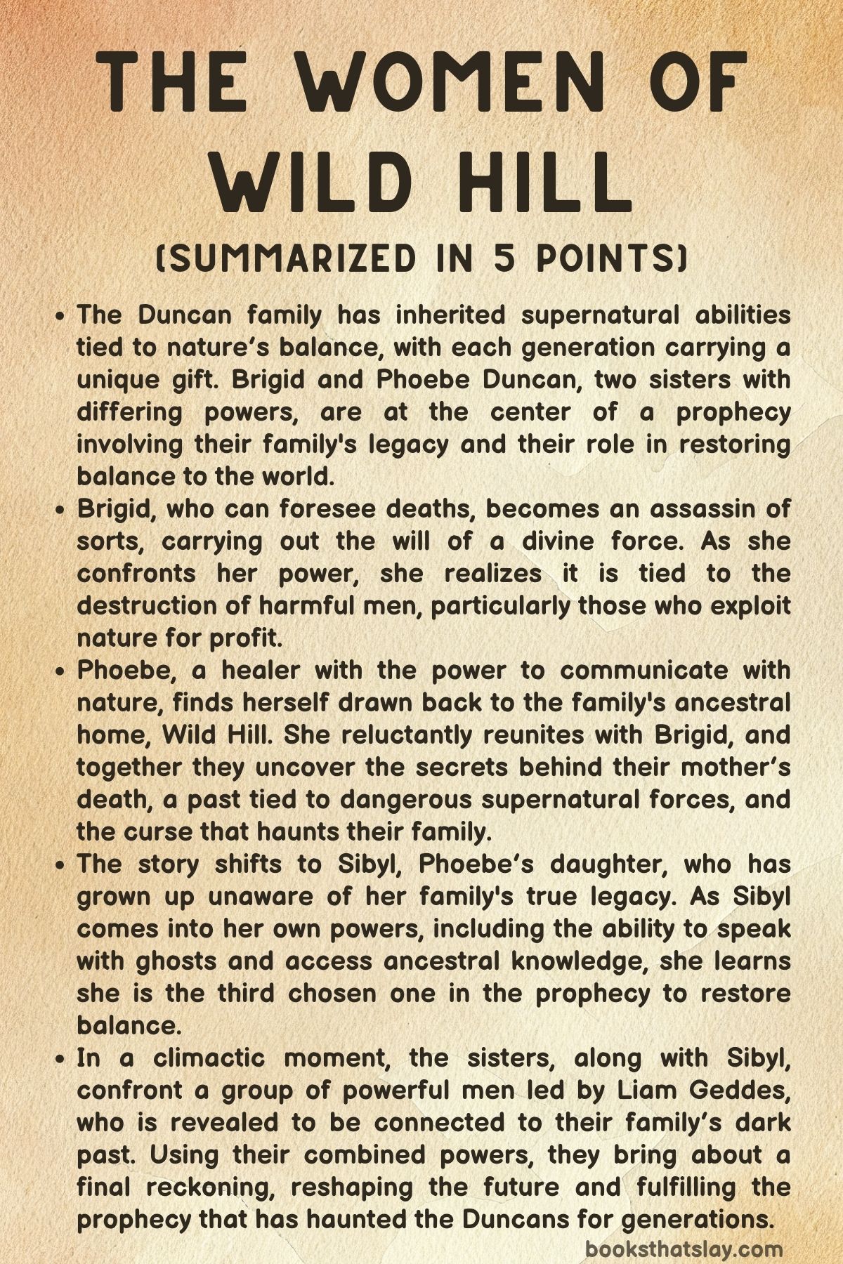 The Women of Wild Hill Summary, Characters and Themes