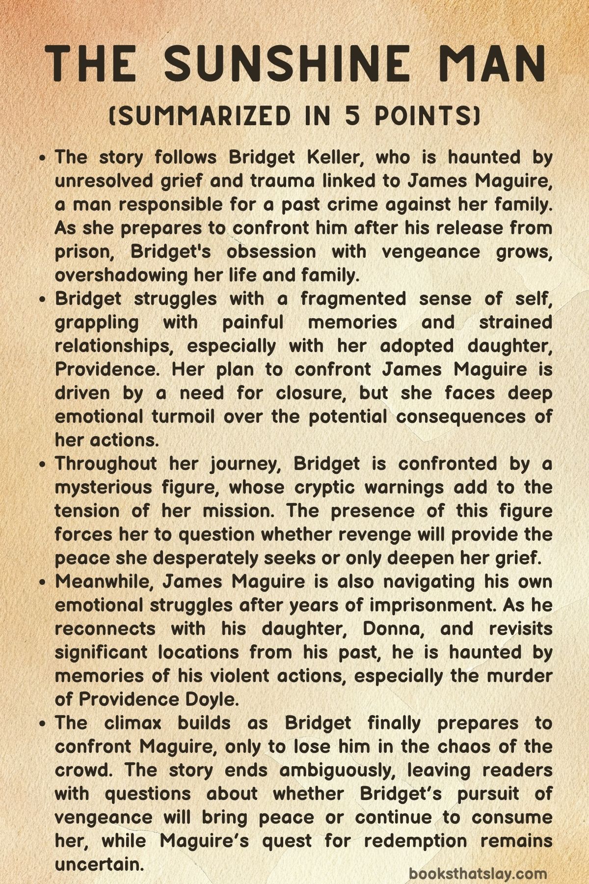 The Sunshine Man Summary, Characters and Themes