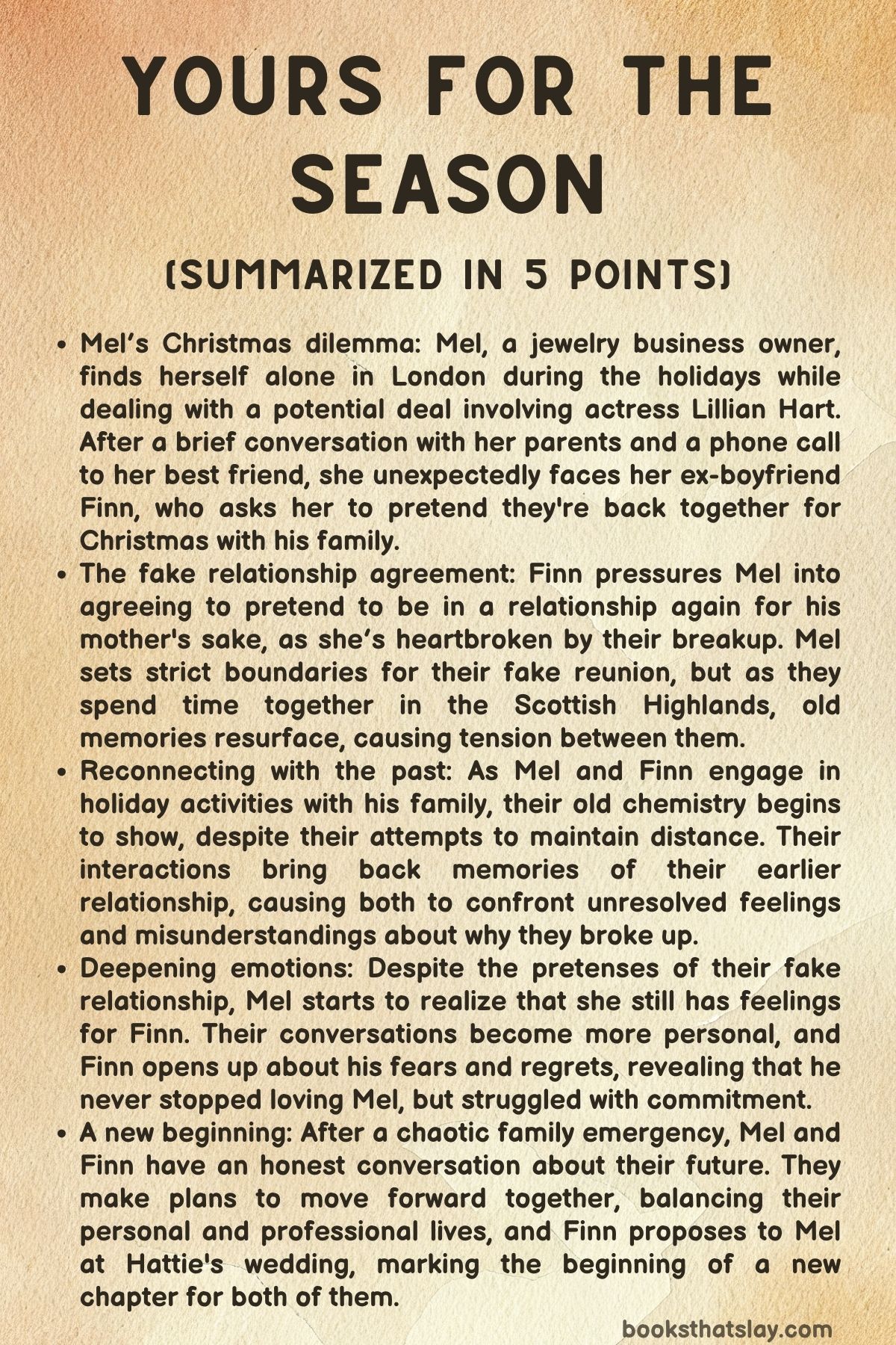 Yours for the Season by Emily Stone Summary, Characters and Themes