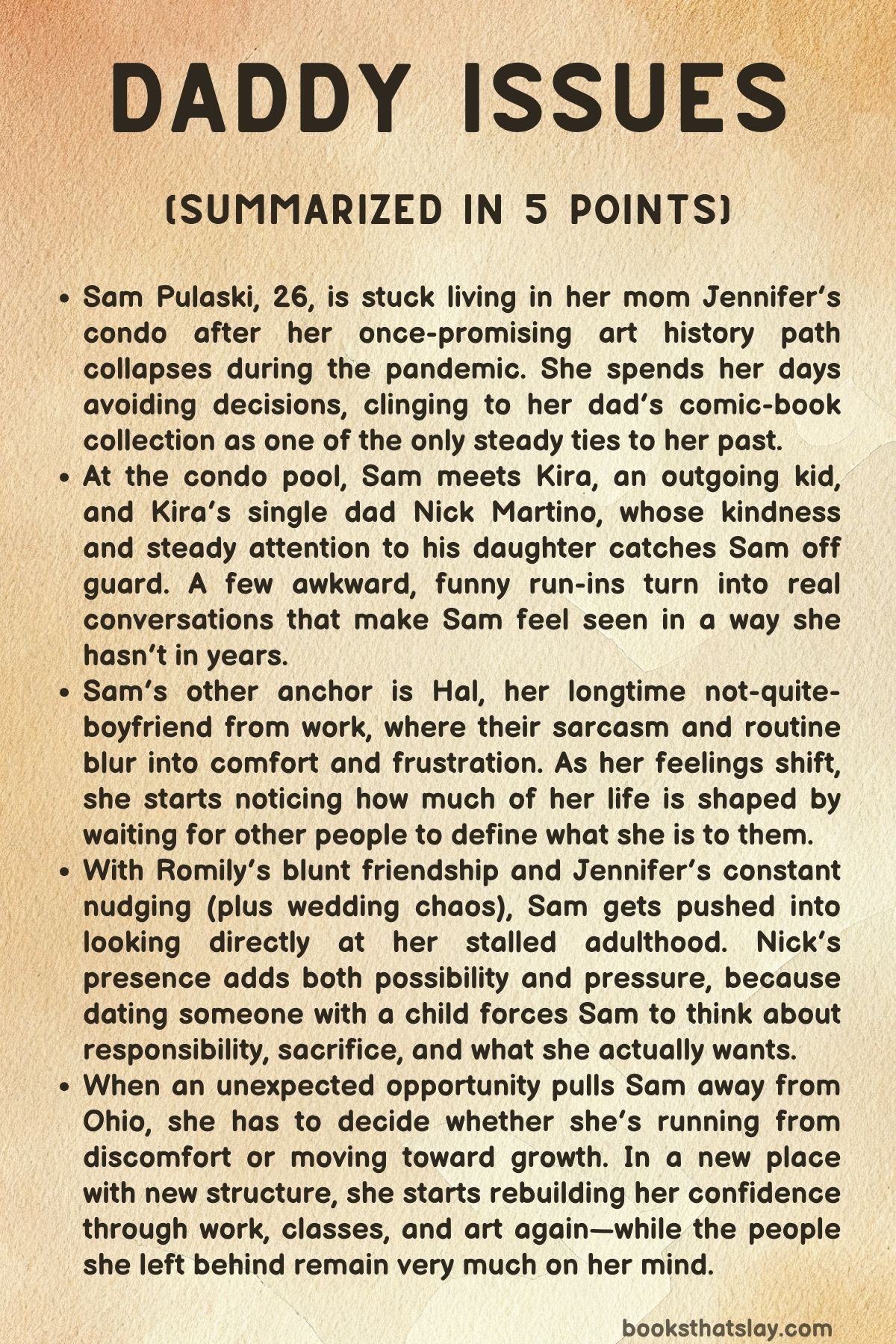 Daddy Issues by Kate Goldbeck Summary, Characters and Themes