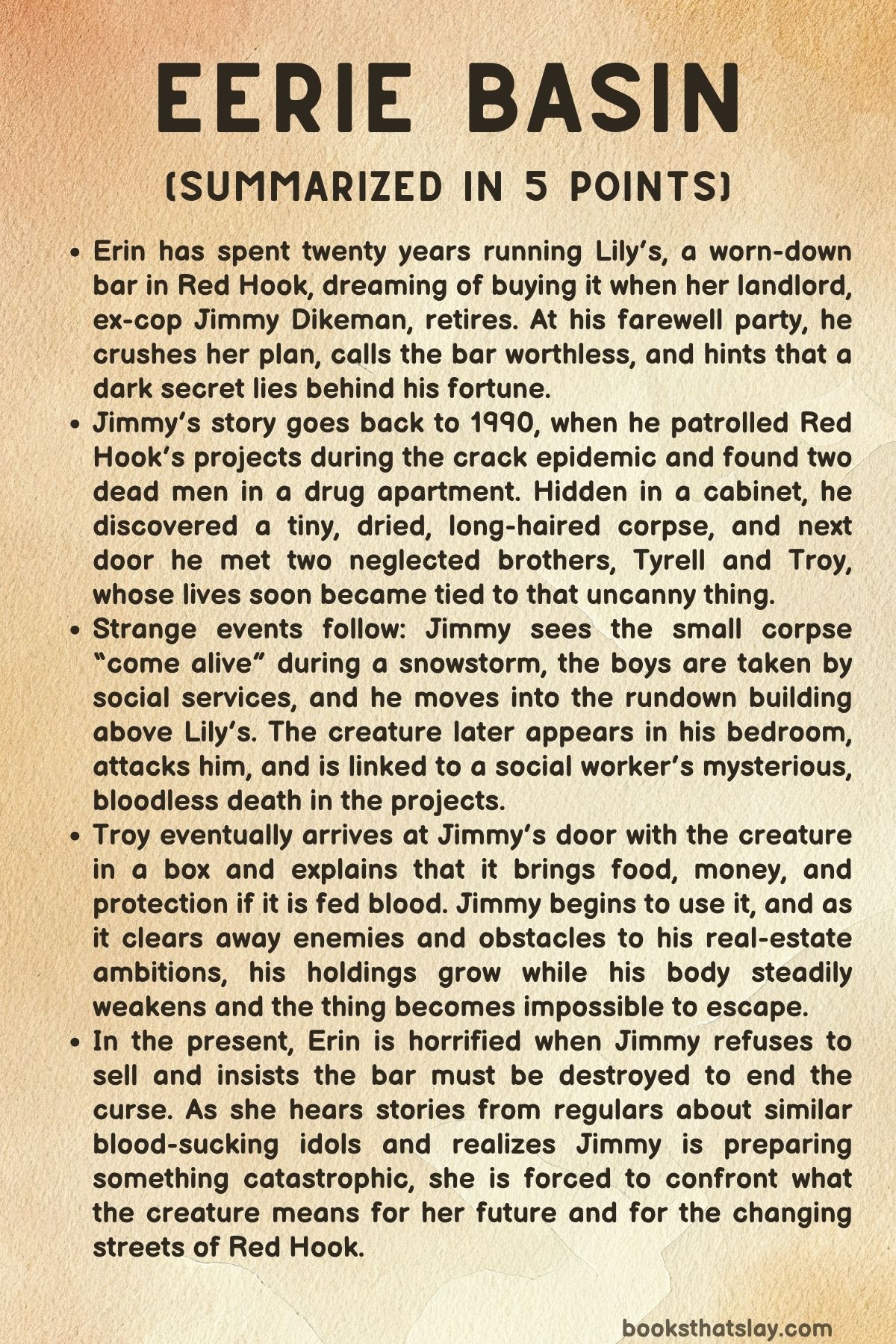 Eerie Basin by Ivy Pochoda Summary, Characters and Themes