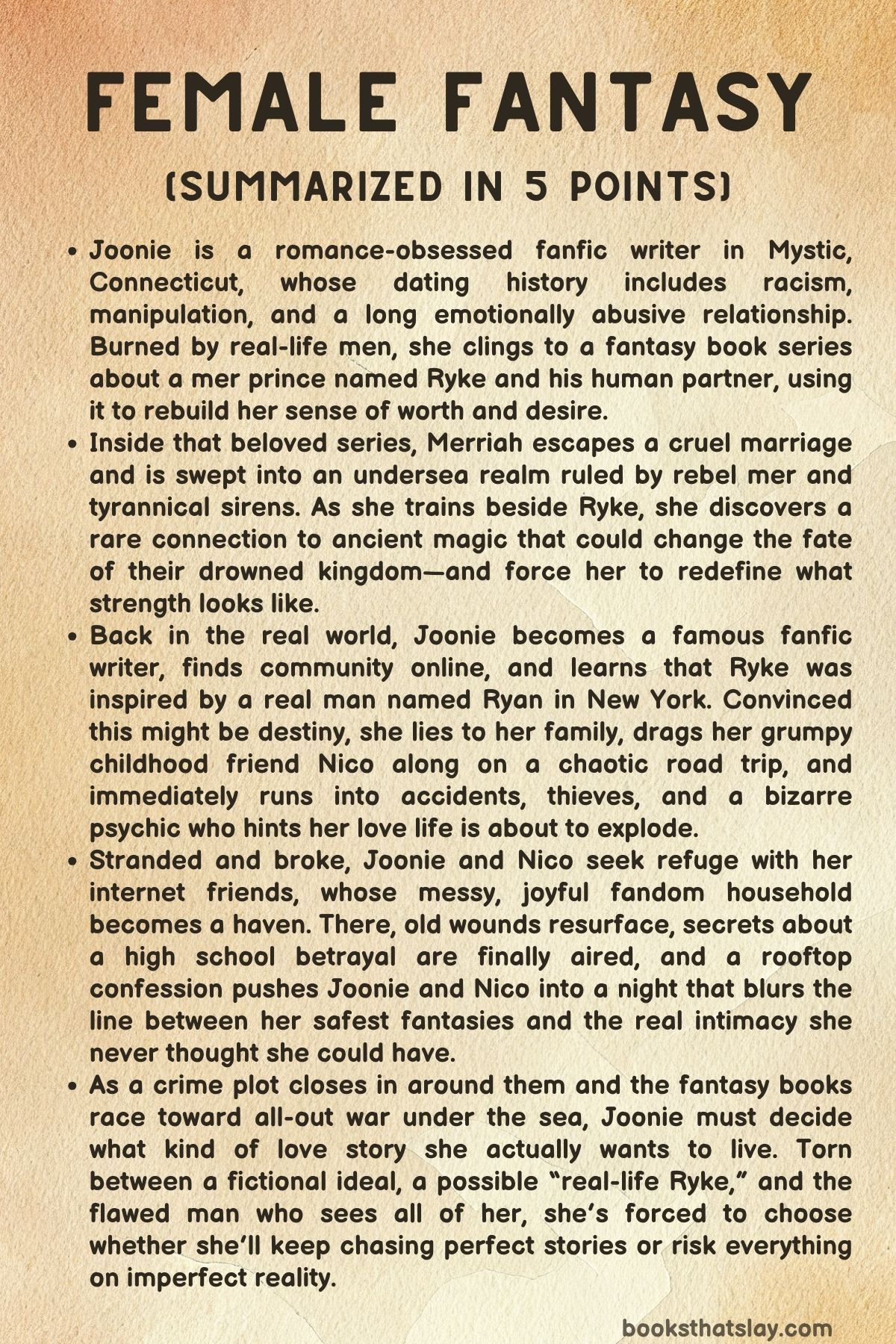 Female Fantasy Summary, Characters and Themes