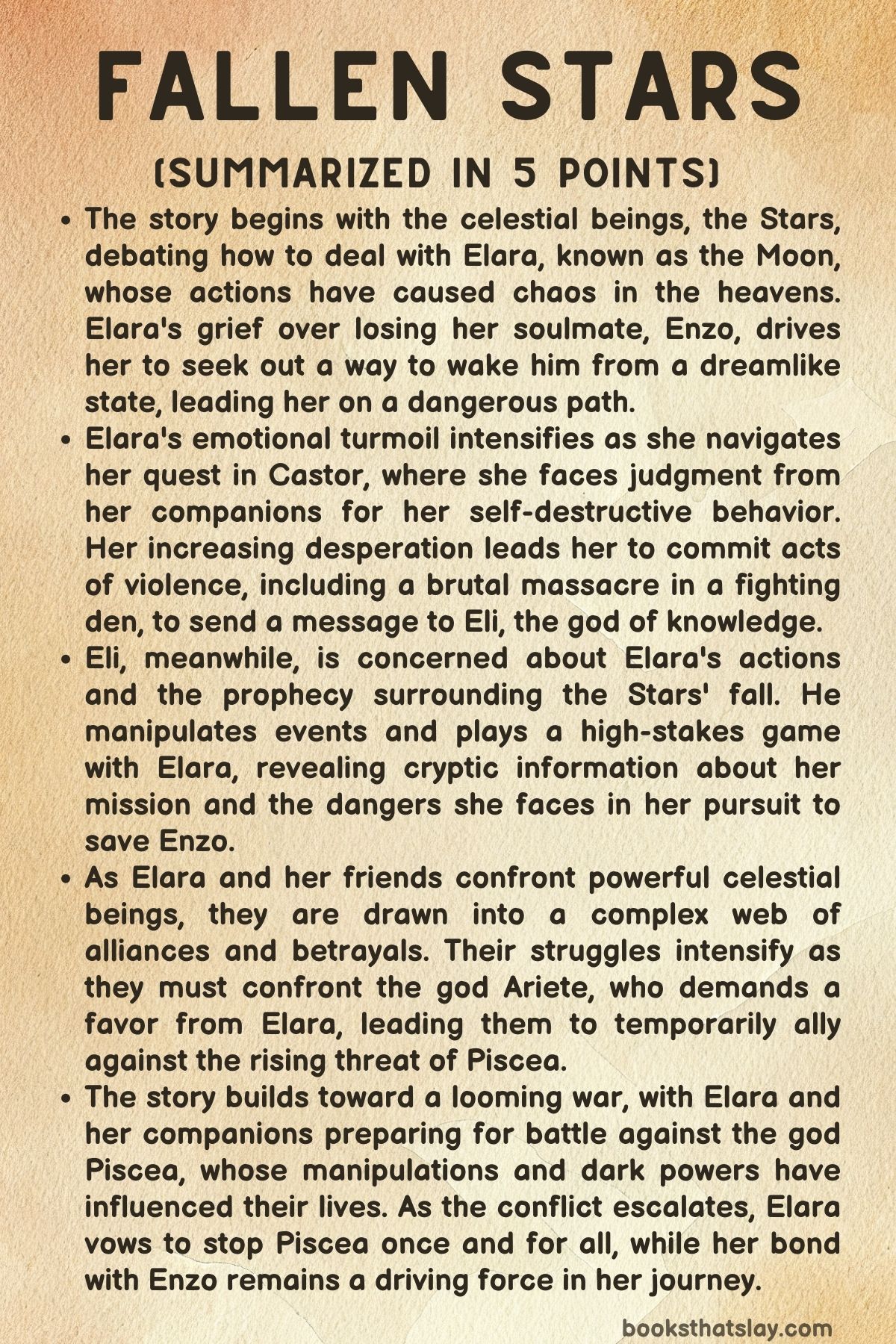 Fallen Stars by Imani Erriu Summary, Characters and Themes