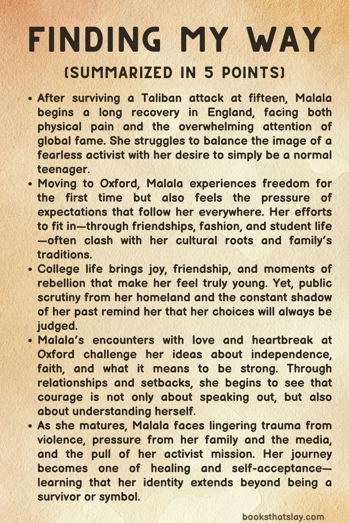 Finding My Way Summary and Analysis