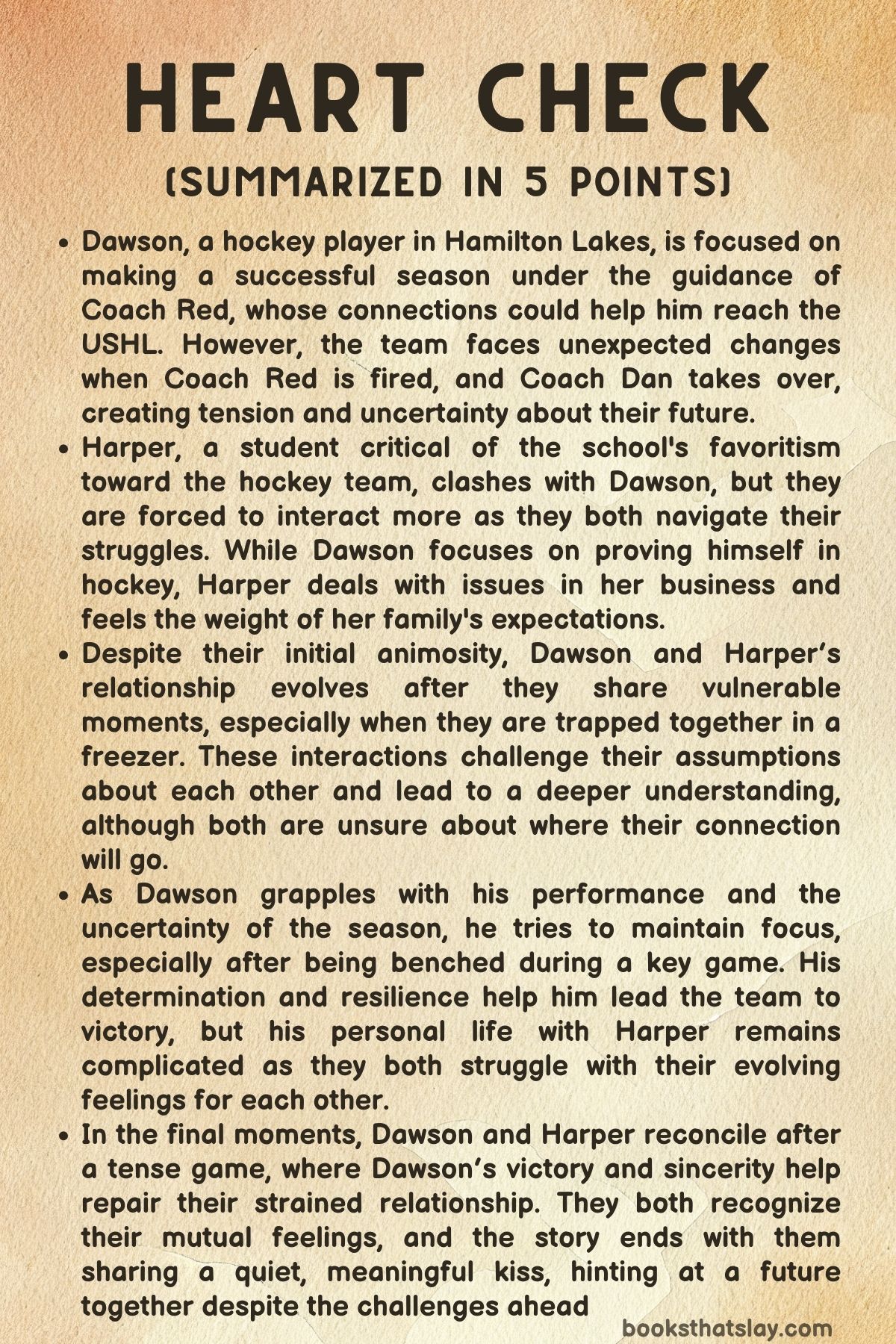 Heart Check by Emily Charlotte Summary, Characters and Themes