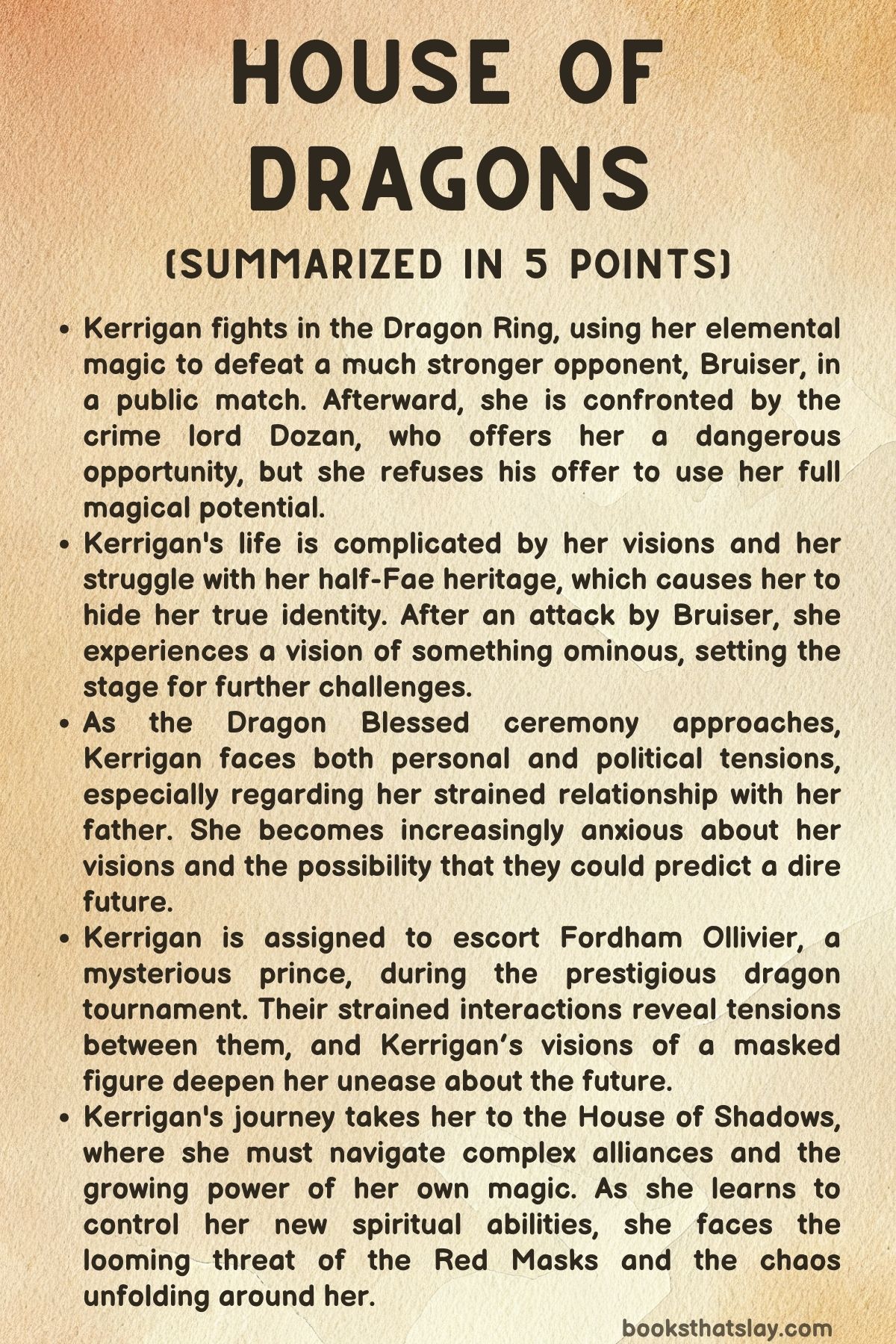 House of Dragons Summary, Characters and Themes