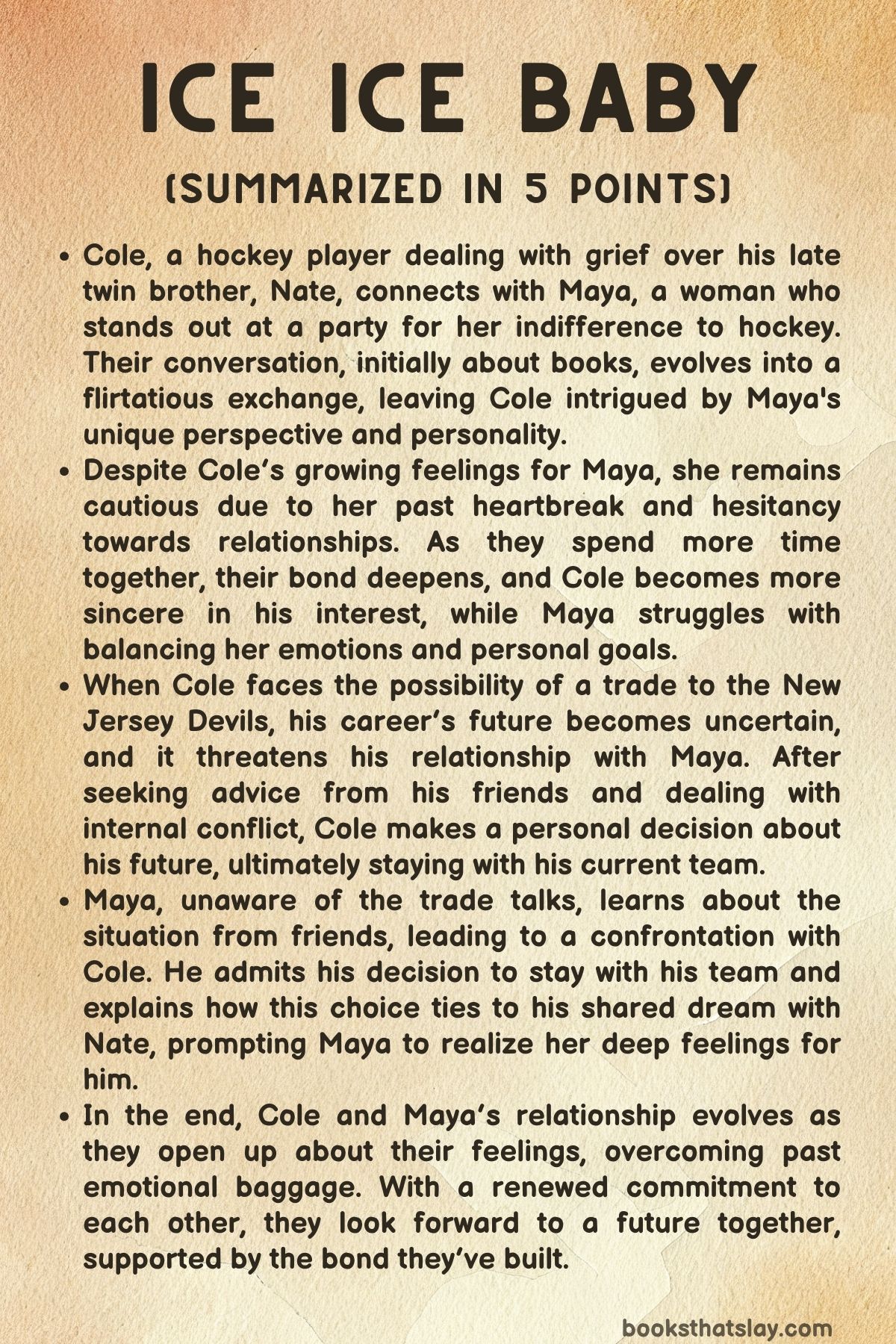 Ice Ice Baby Summary, Characters and Themes