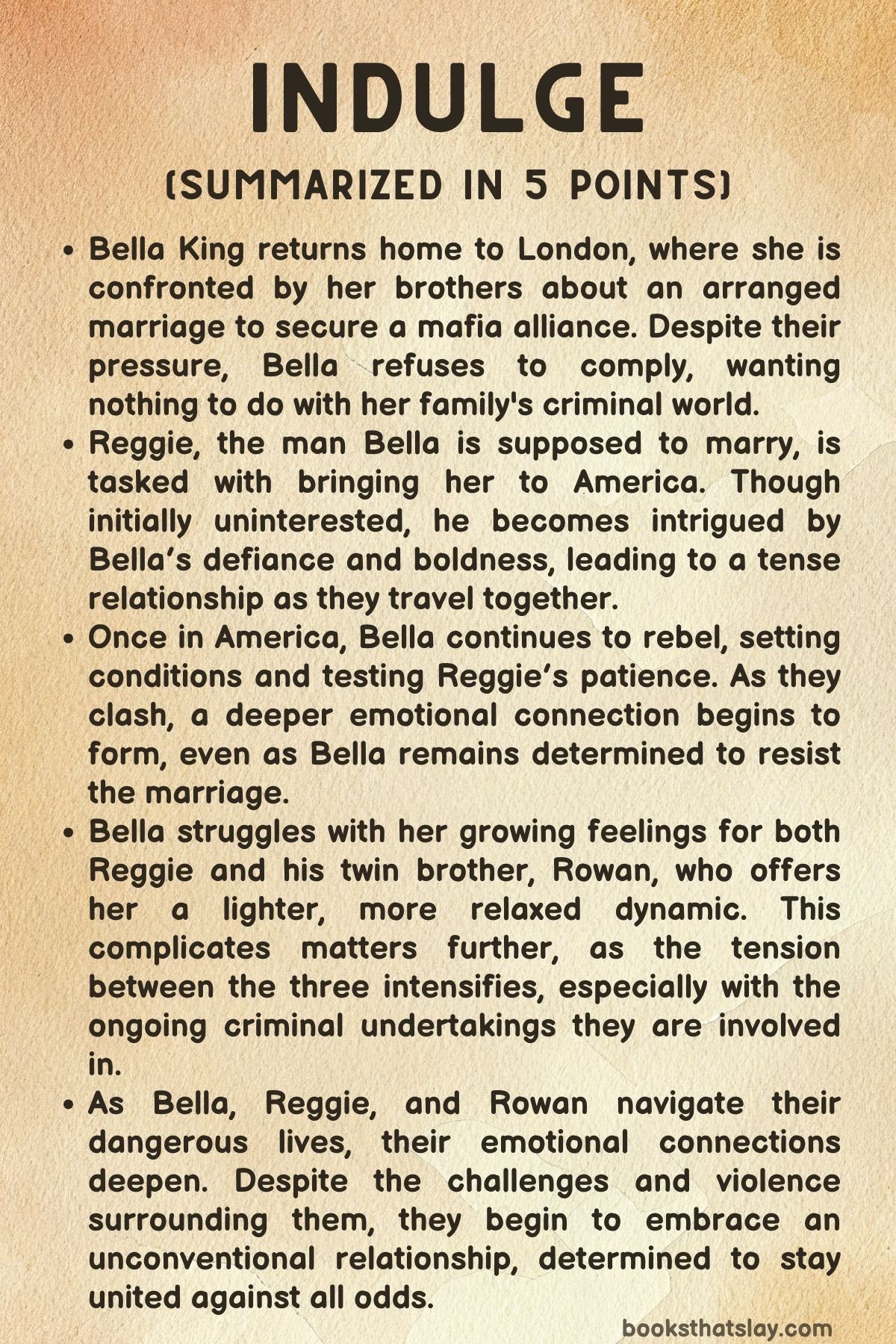 Indulge by Luna Mason Summary, Characters and Themes