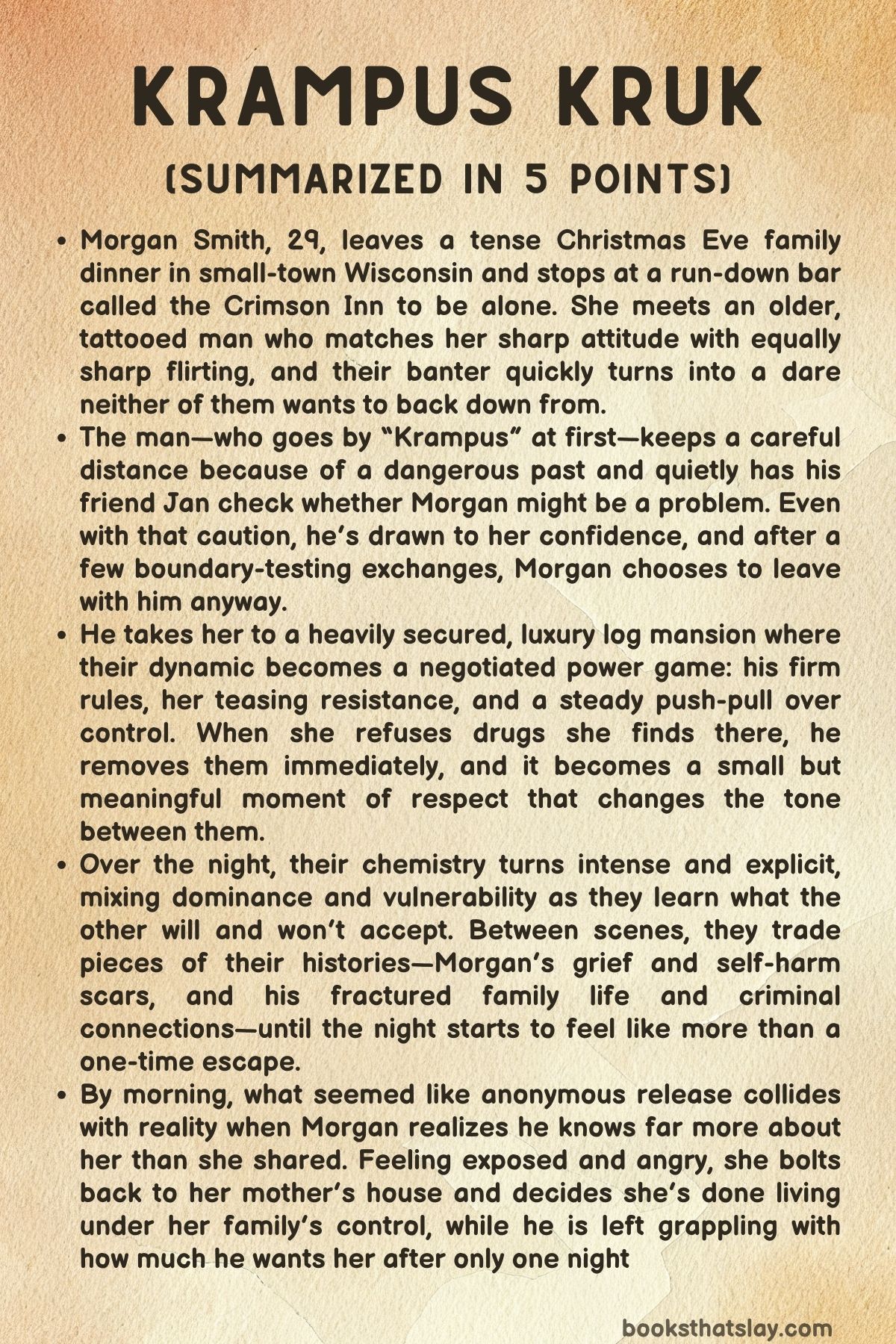 Krampus Kruk Summary, Characters and Themes