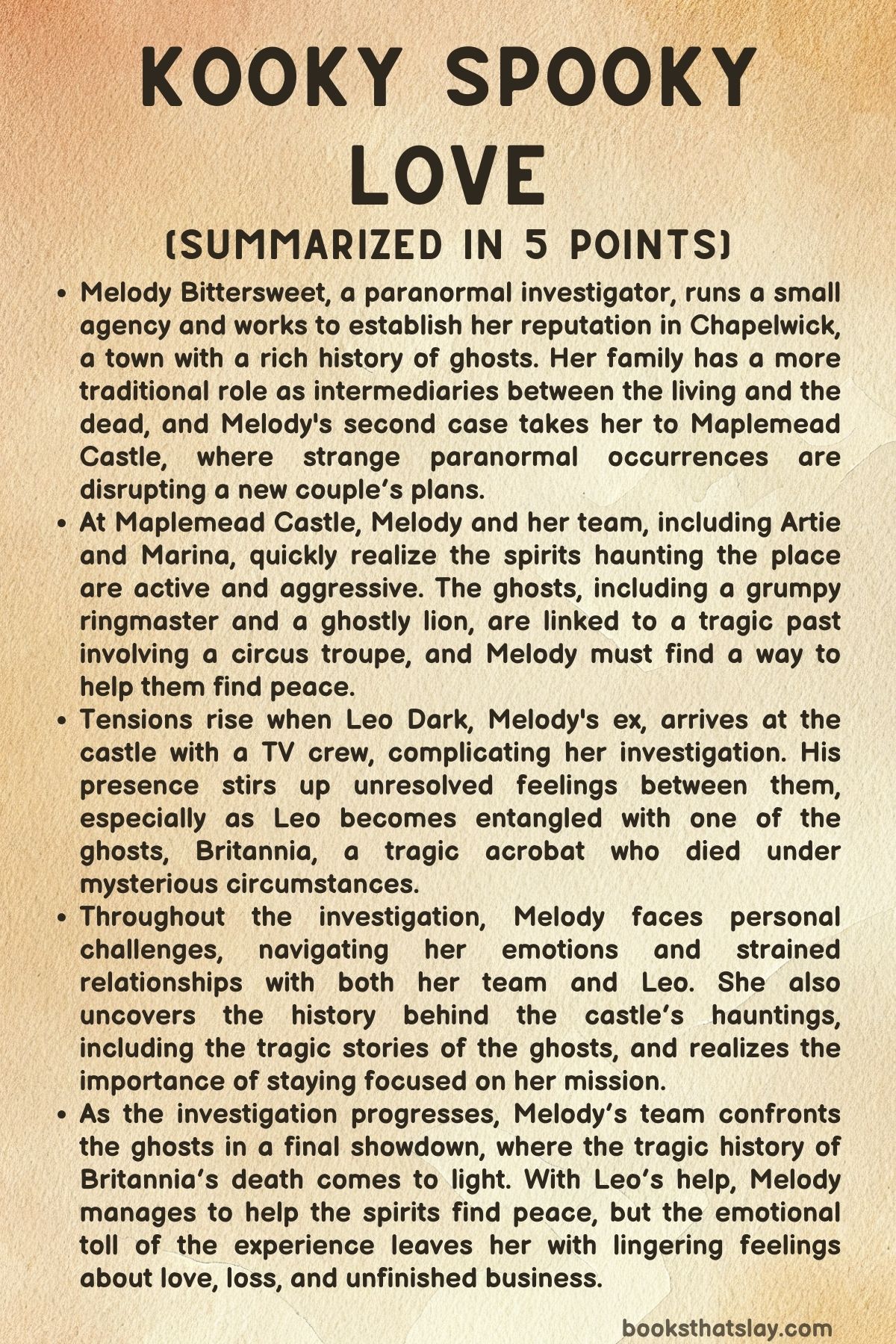 Kooky Spooky Love Summary, Characters and Themes