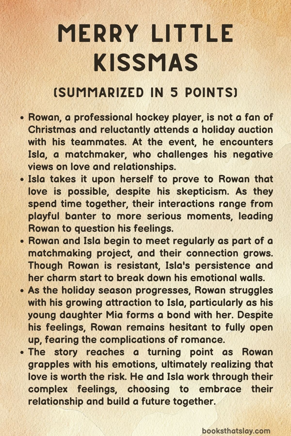 Merry Little Kissmas Summary, Characters and Themes