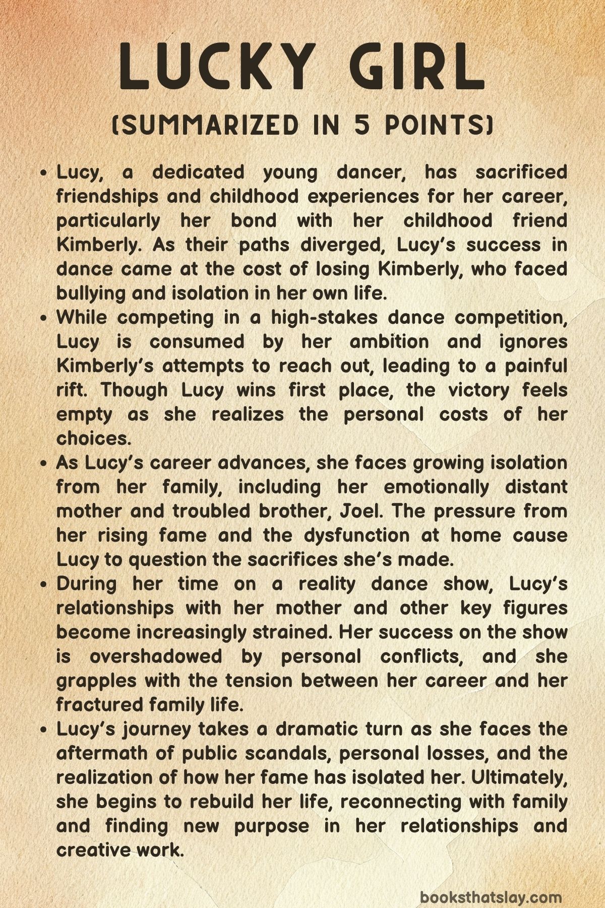 Lucky Girl by Allie Tagle-Dokus Summary, Characters and Themes