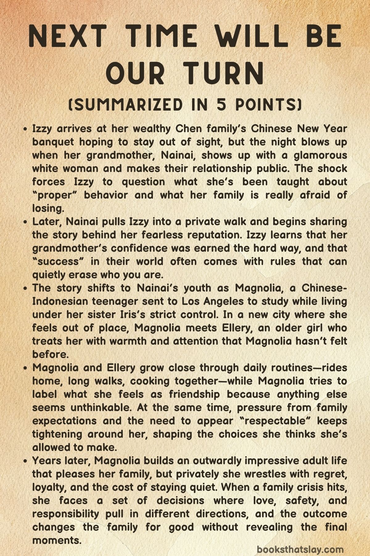 Next Time Will Be Our Turn Summary, Characters and Themes