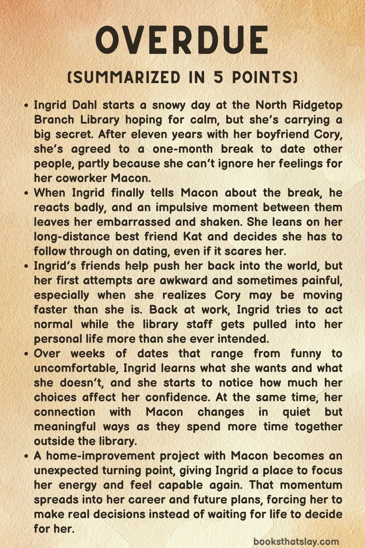 Overdue by Stephanie Perkins Summary, Characters and Themes