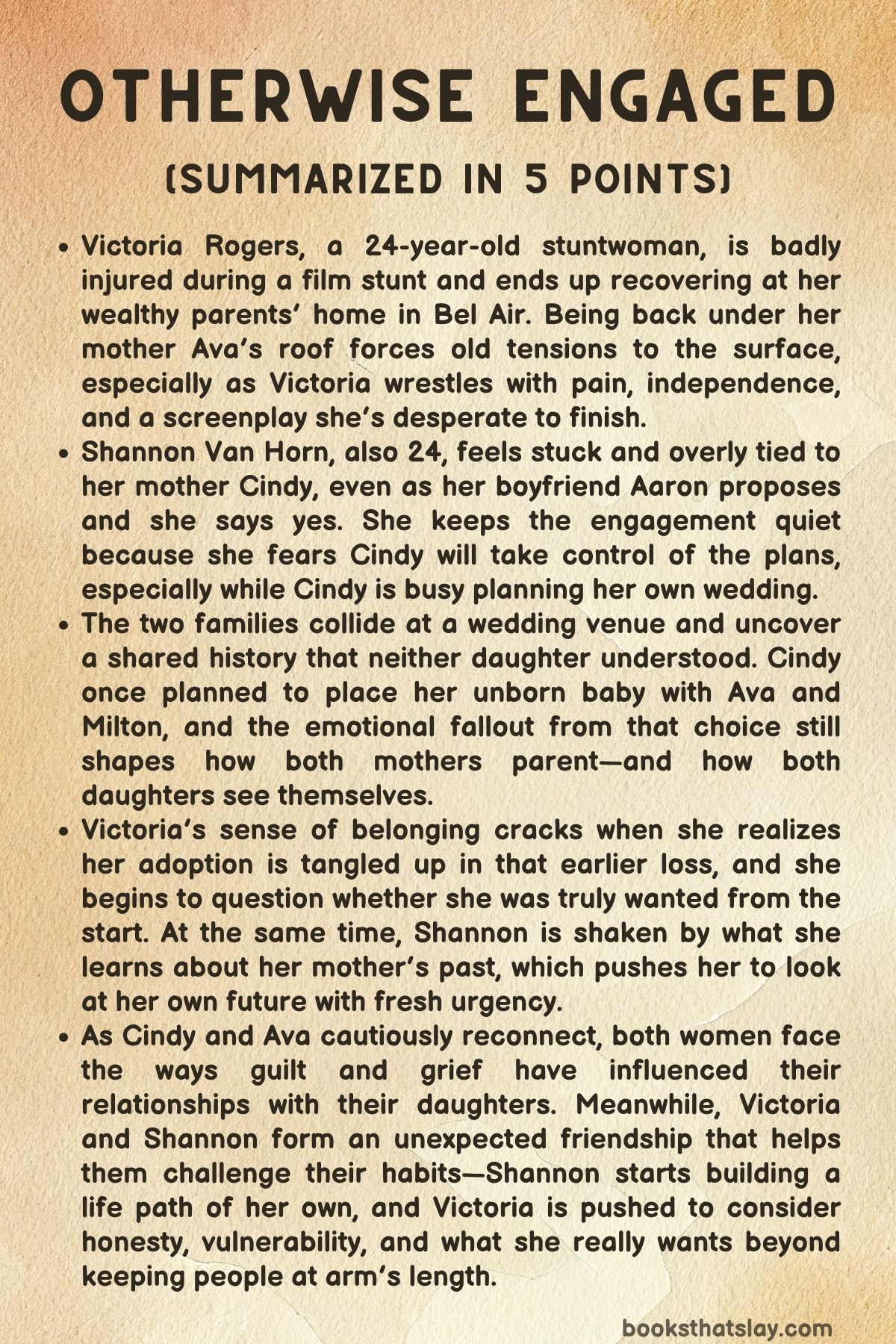 Otherwise Engaged Summary, Characters and Themes