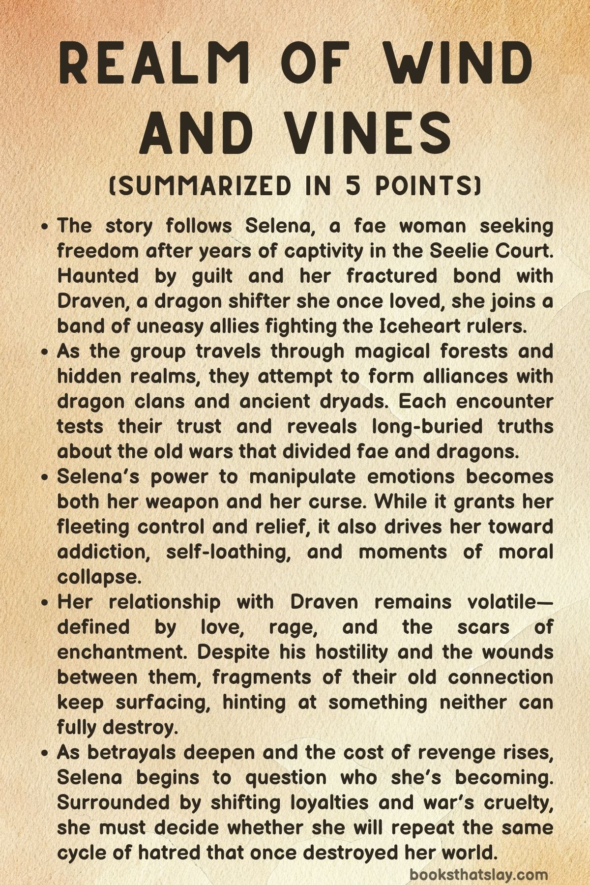 Realm of Wind and Vines Summary, Characters and Themes