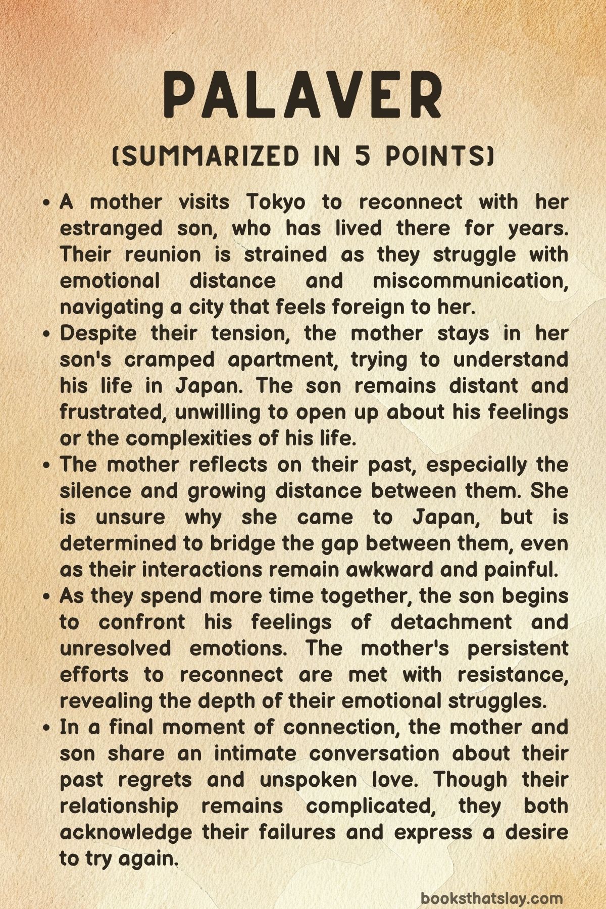 Palaver by Bryan Washington Summary, Characters and Themes