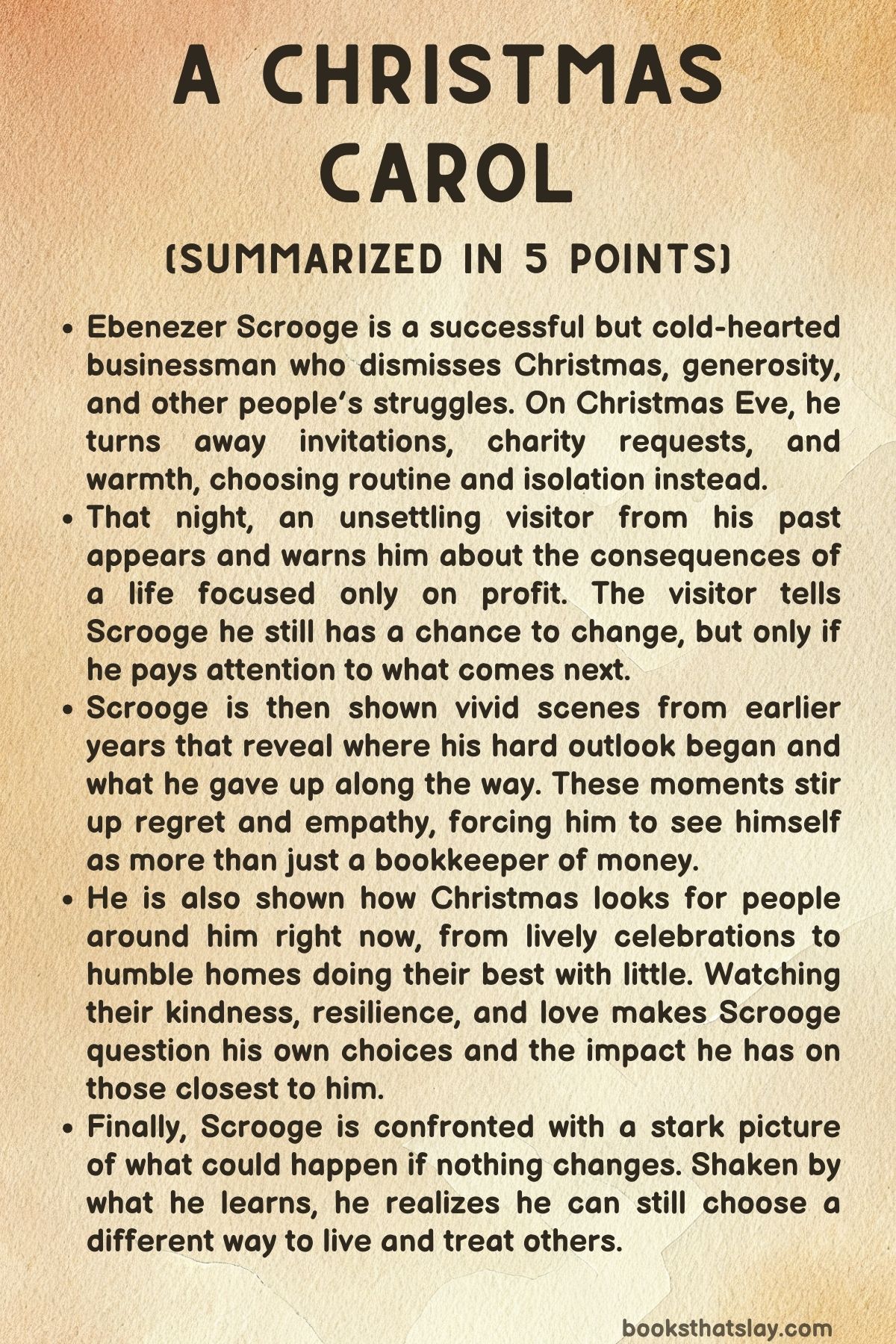 A Christmas Carol Summary, Characters and Themes