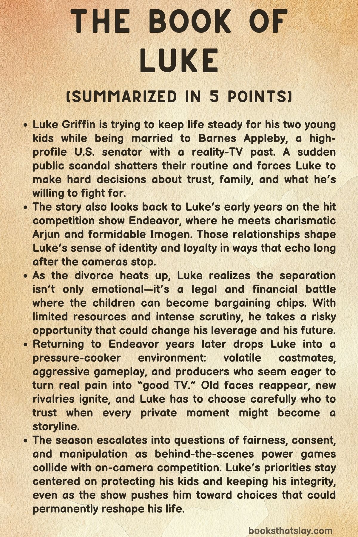 The Book of Luke Summary, Characters and Themes