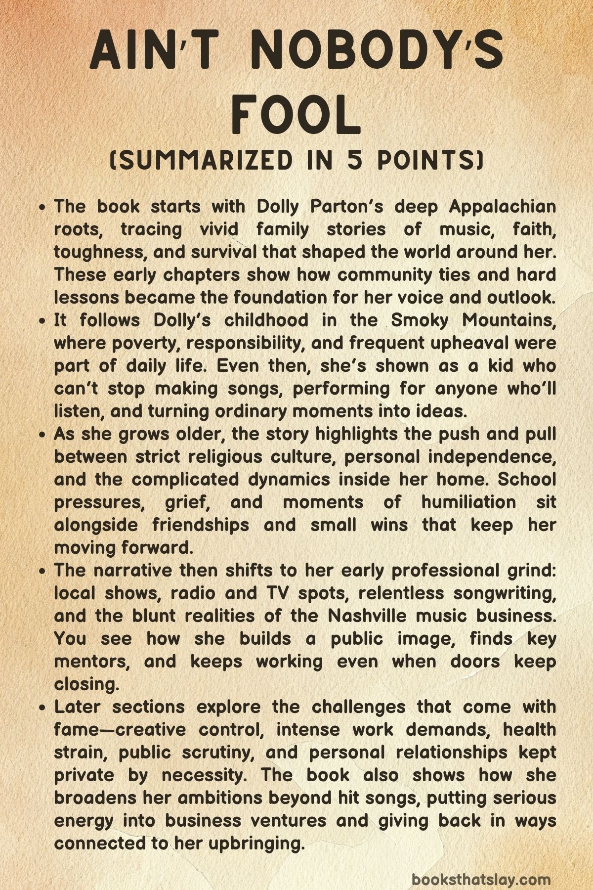 Ain't Nobody's Fool Summary and Analysis