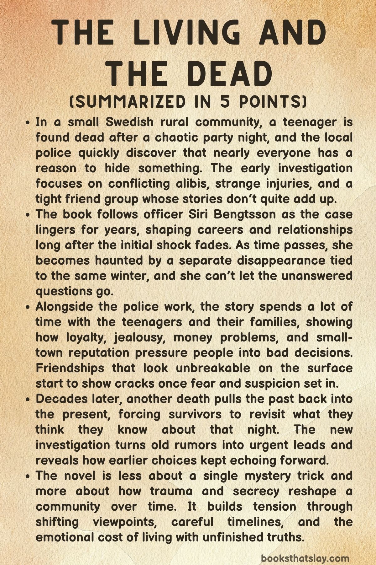 The Living and The Dead Summary, Characters and Themes