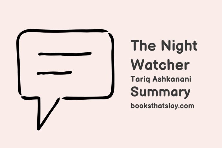 The Night Watcher Summary, Characters and Themes